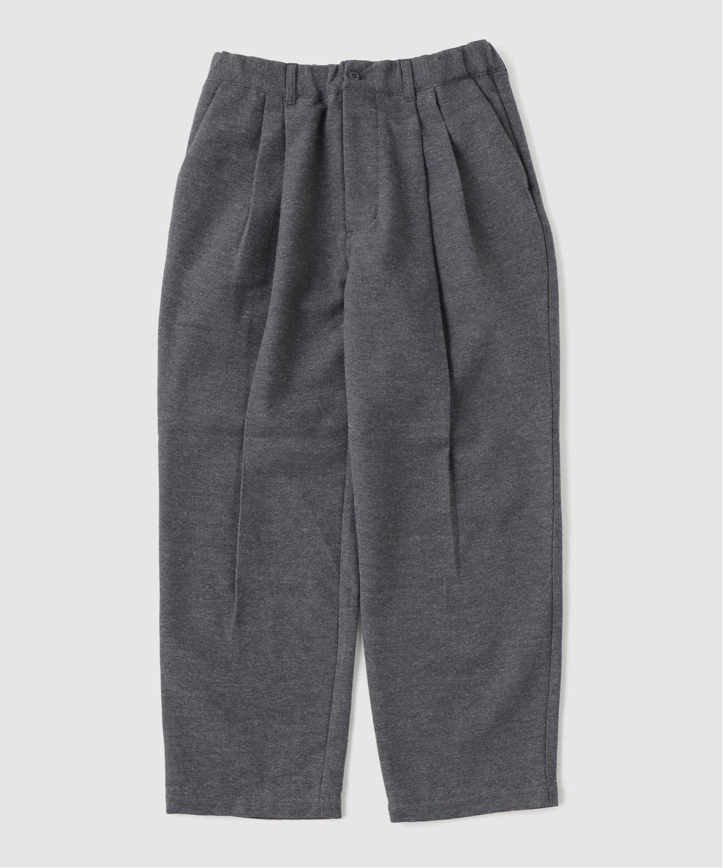 STILL BY HAND / スティルバイハンド Wool mixed deep tuck pants
