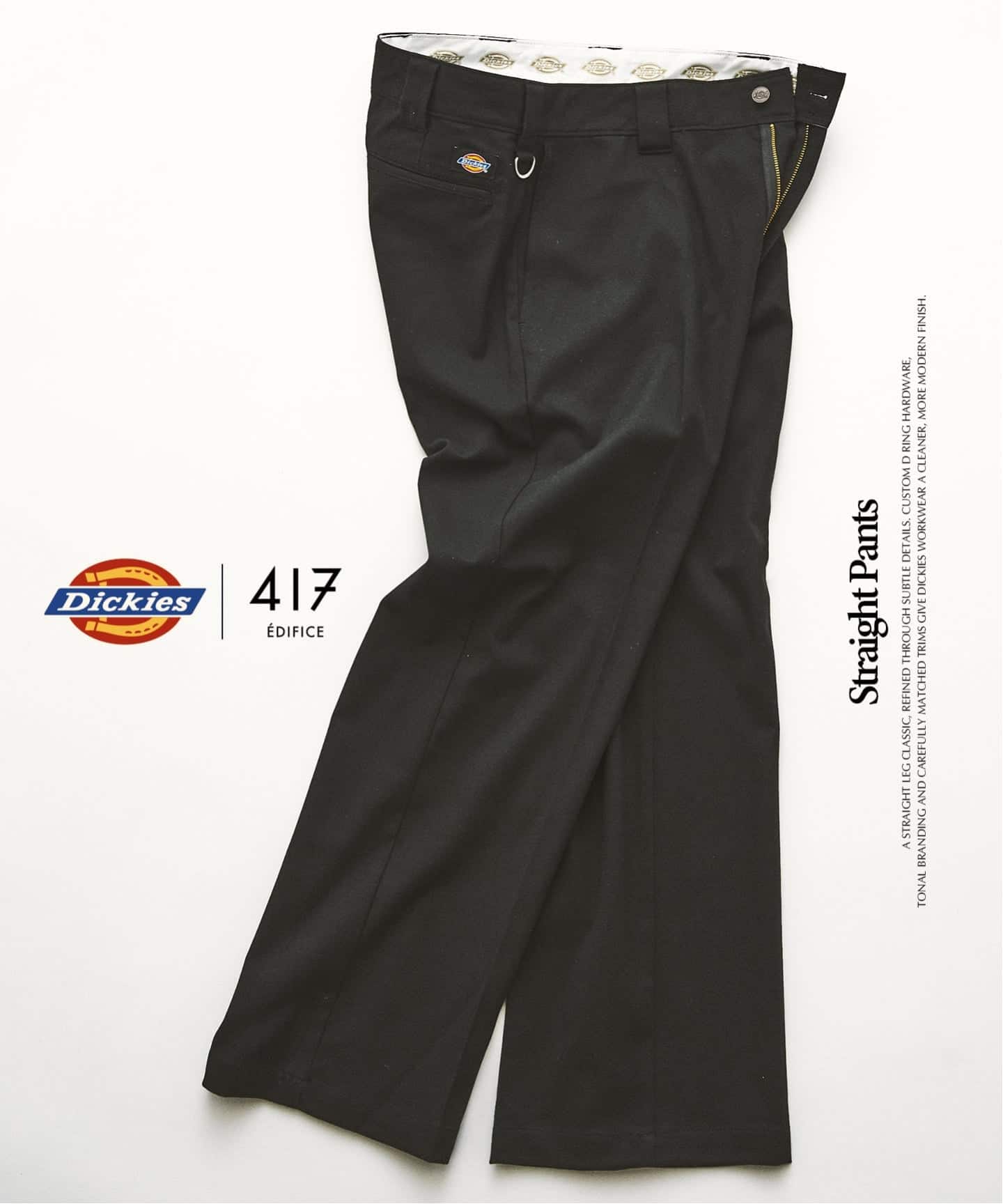EDIFICE DICKIES 417別注 ストレートパンツ 新品 Dickies / ディッキーズ 417別注 ストレート パンツ（スラックス