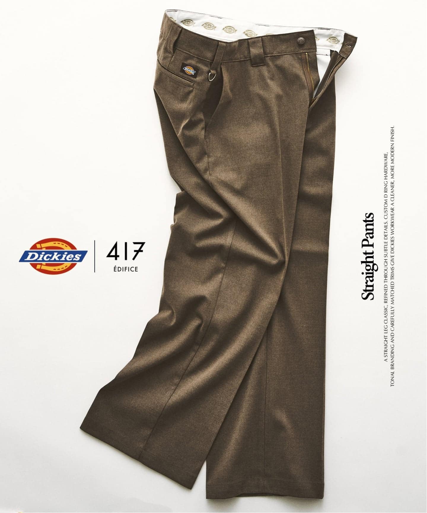 EDIFICE DICKIES 417別注 ストレートパンツ 新品 Dickies / ディッキーズ 417別注 ストレート パンツ（スラックス