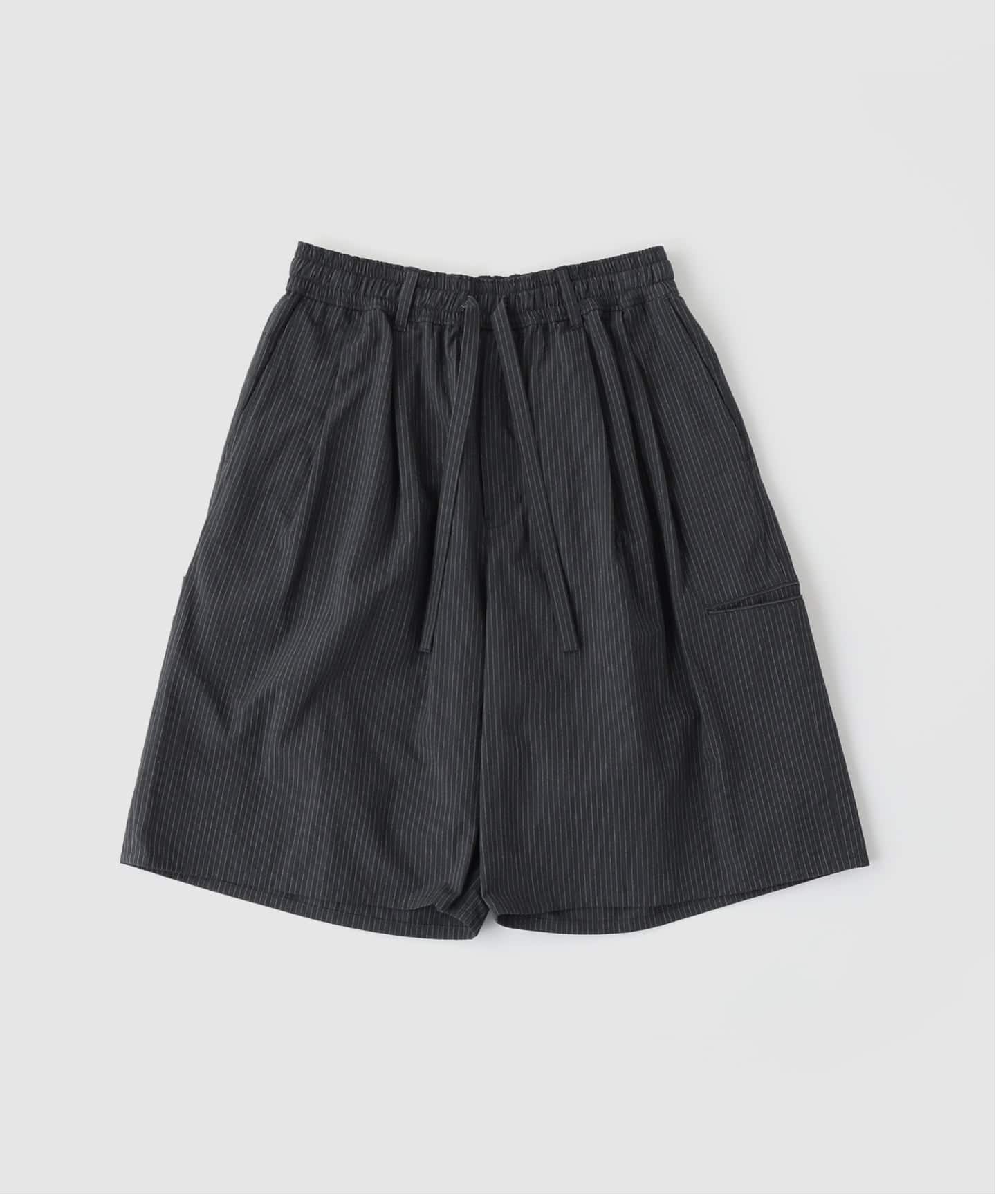 MATSUFUJI / マツフジ STRIPED WIDE SHORTS（ショート・ハーフパンツ