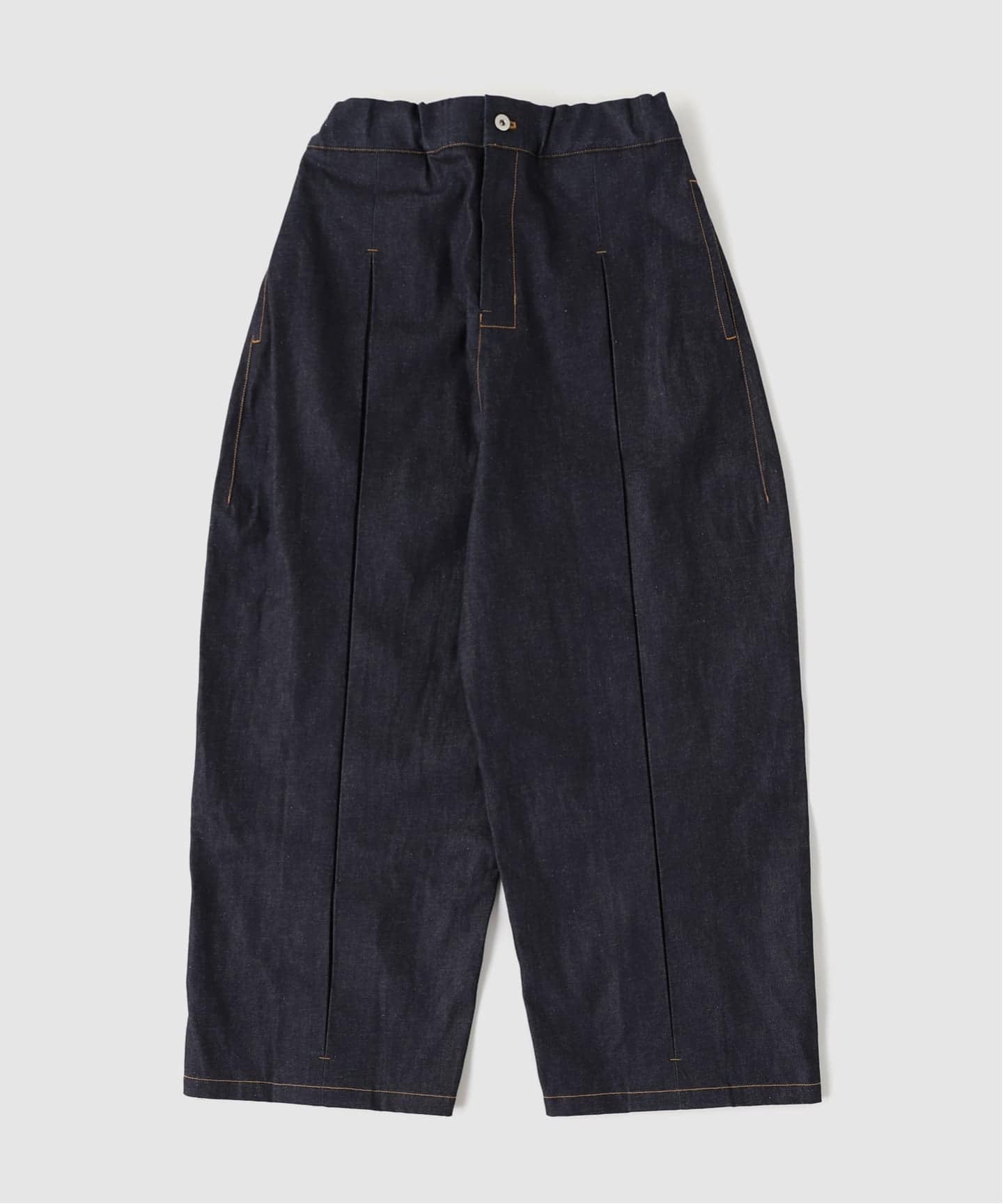 SAGE NATION / セイジネーション BOX PLEAT TROUSER RAW DENIM