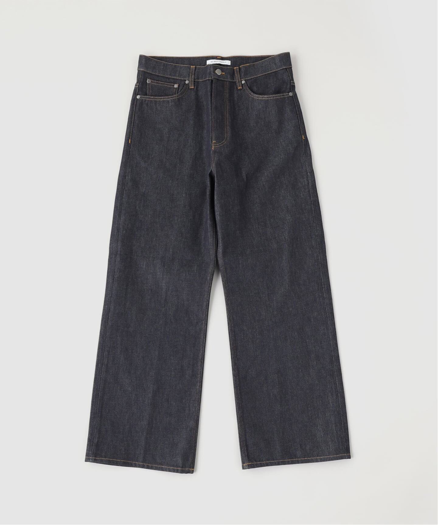 NO MAINTENANCE / ノーメンテナンス BAGGY DENIM RAW BLUE（デニム