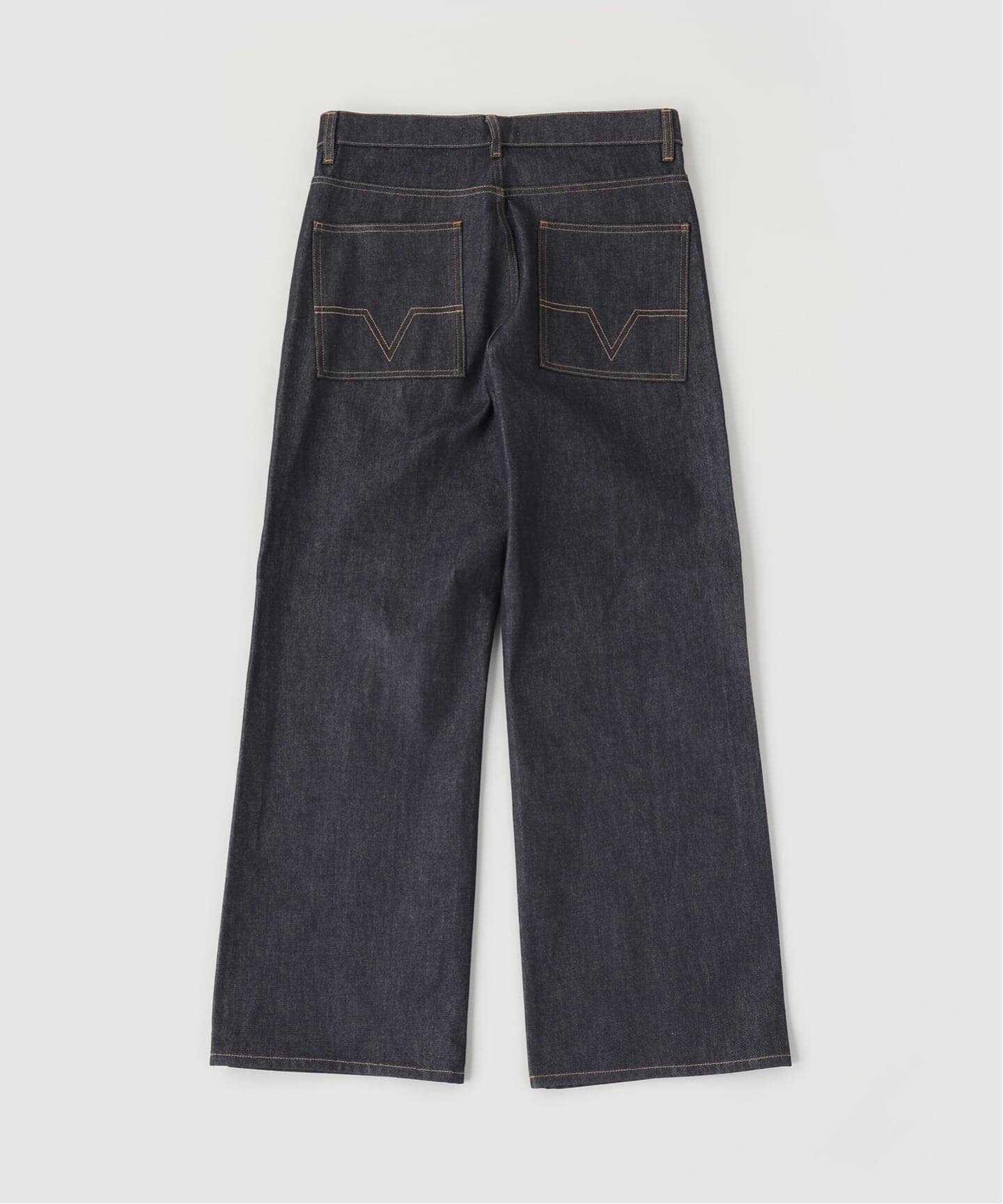 NO MAINTENANCEノーメンテナンス NO MAINTENANCE / ノーメンテナンス BAGGY DENIM RAW BLUE（デニム