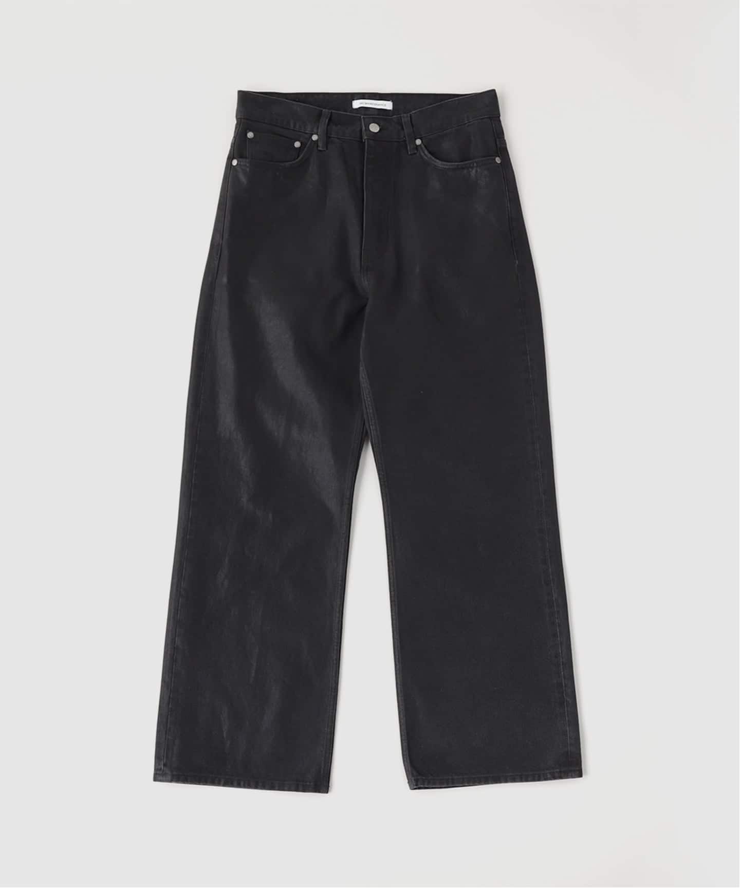 NO MAINTENANCE / ノーメンテナンス BAGGY DENIM WAXED BLACK（デニム