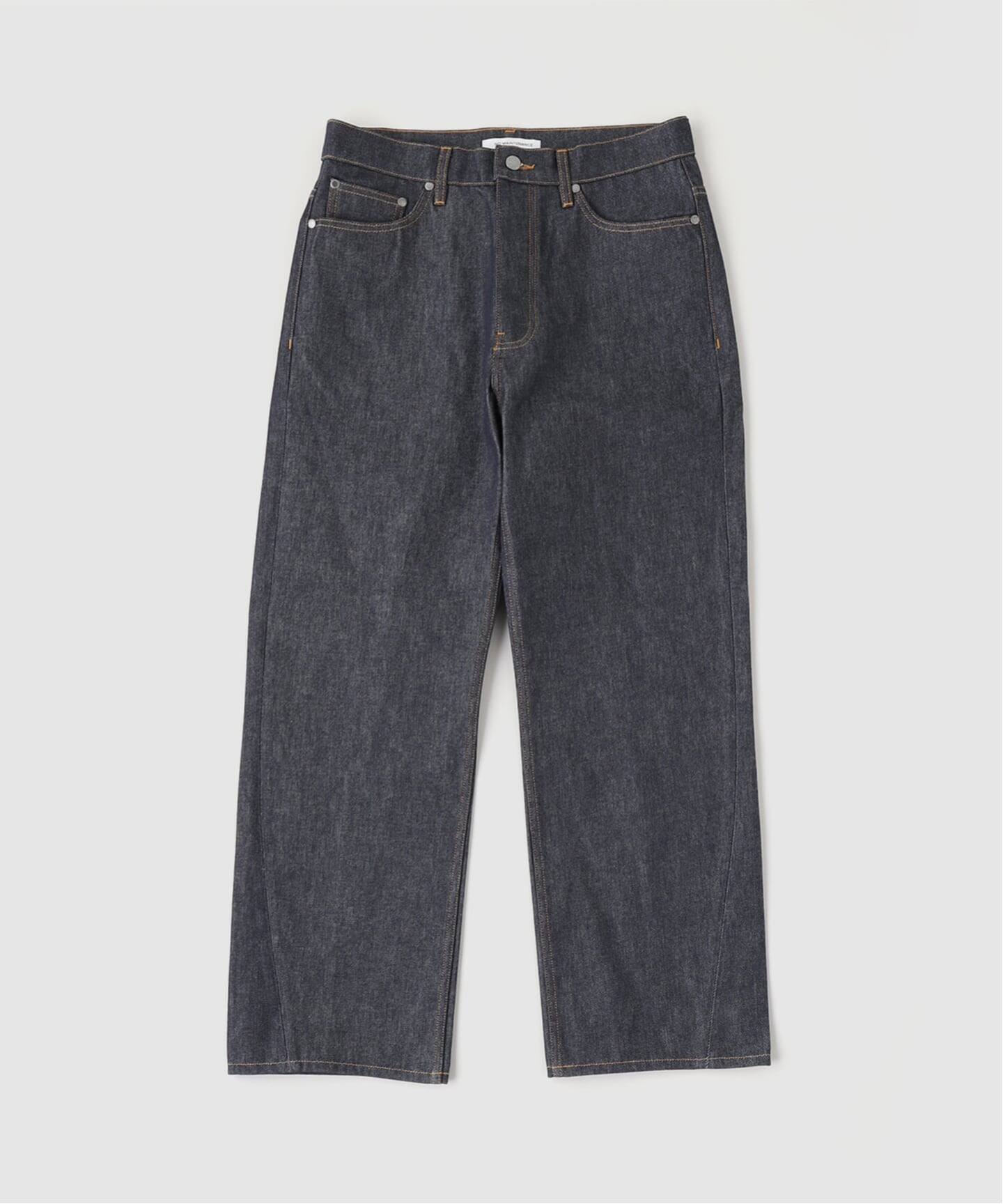 NO MAINTENANCE / ノーメンテナンス HAZE DENIM RAW BLUE（デニム