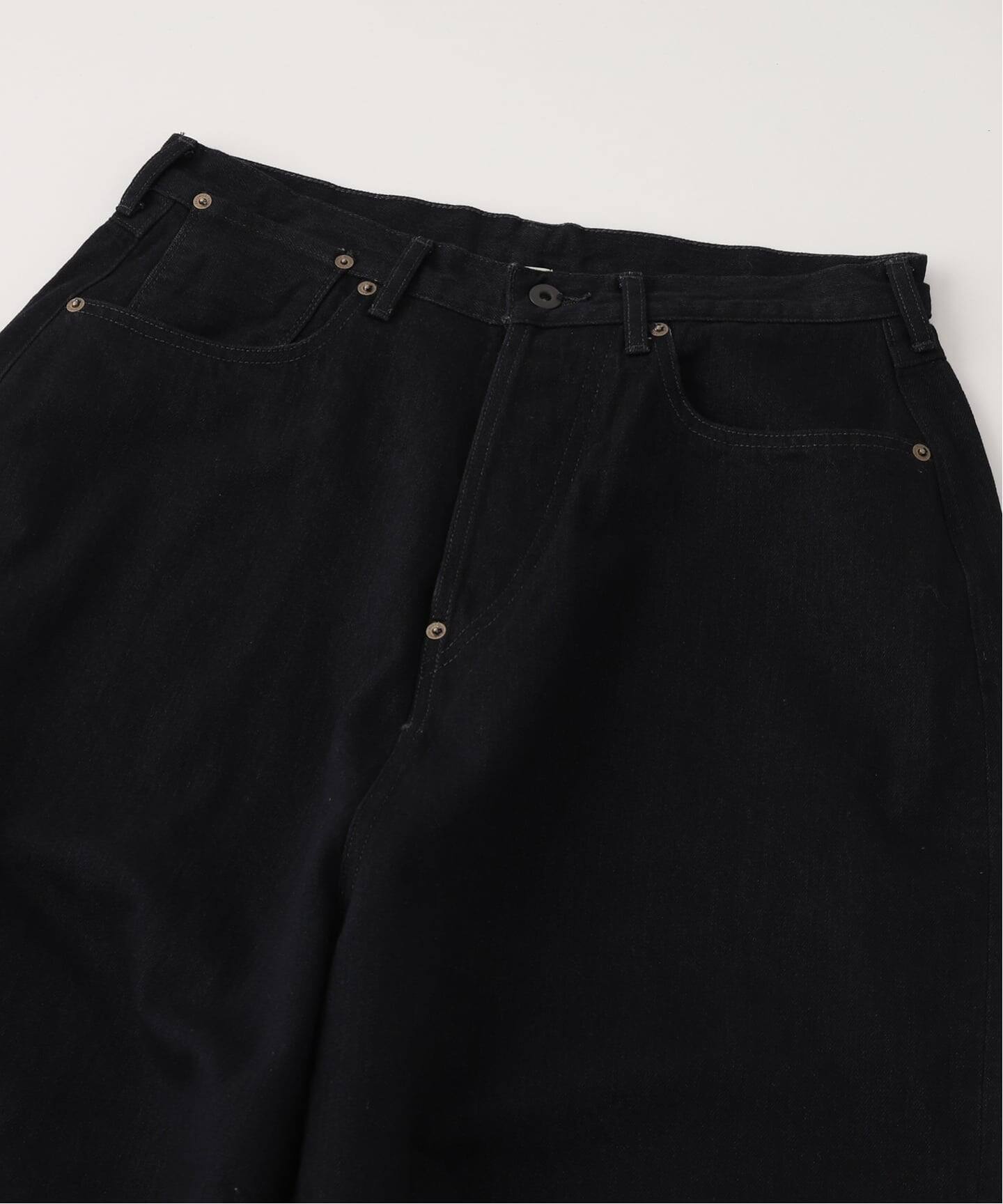 refomed リフォメッド ブラックデニムパンツ refomed / リフォメッド FRESH MAN DENIM WIDE PANTS 