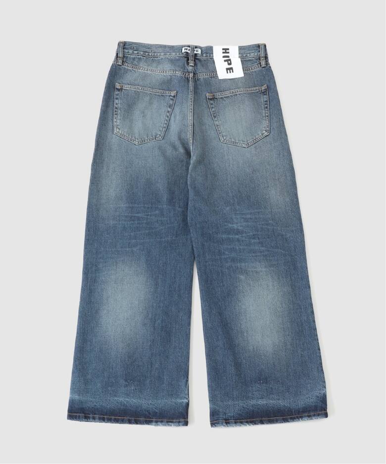 HOPE / ホープ SKID JEANS MID BLUE CROSS HATCH（デニムパンツ 
