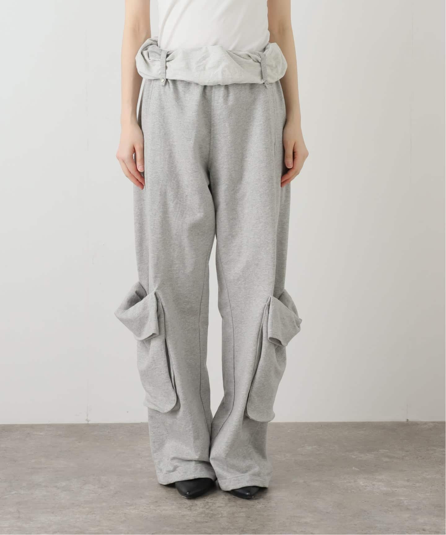 Geek Office / ギークオフィス】OPEN YY / ROLLED WAIST SWEAT CARGO