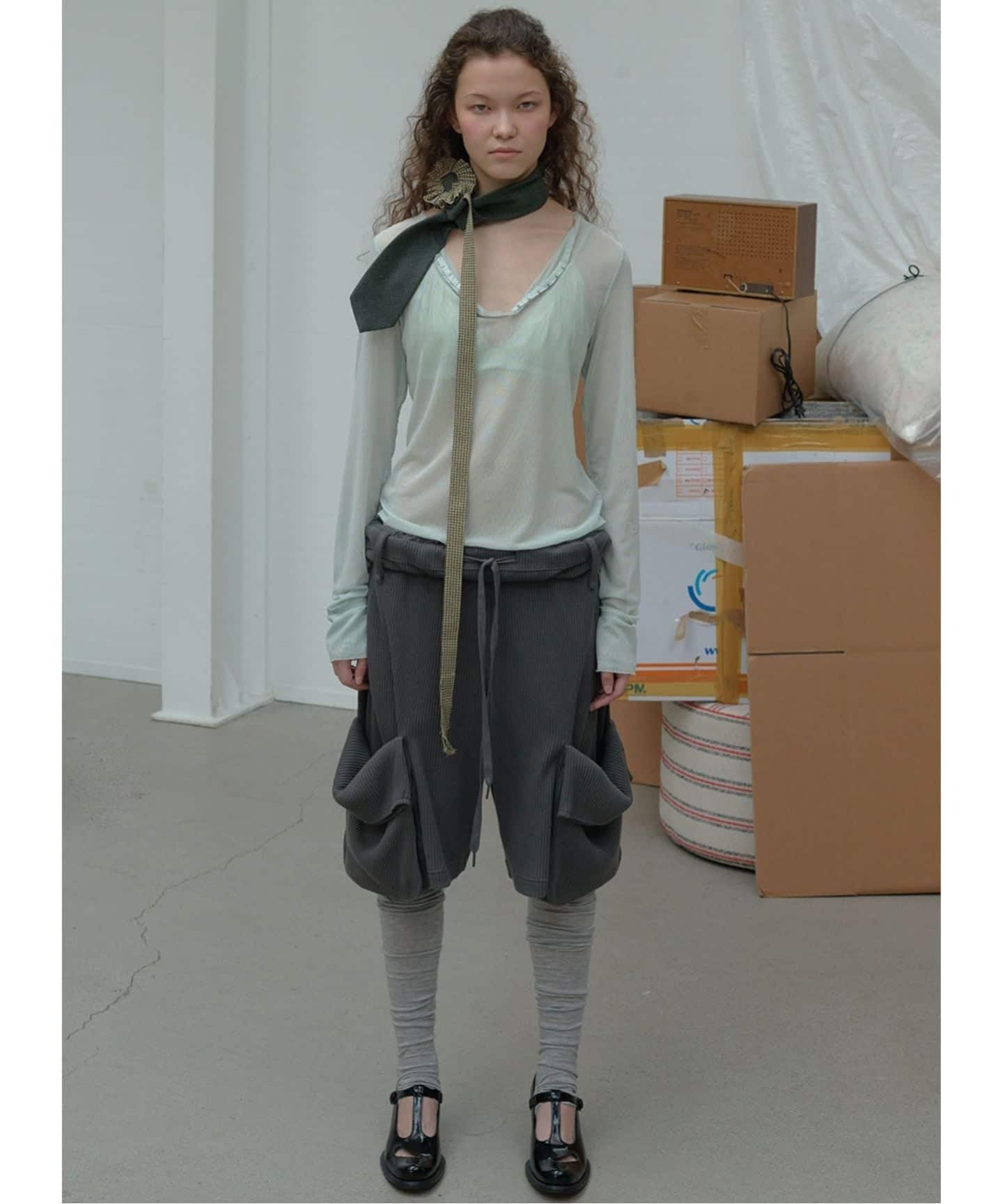 Geek Office / ギークオフィス】OPEN YY / ROLLED WAIST WAFFLE CARGO