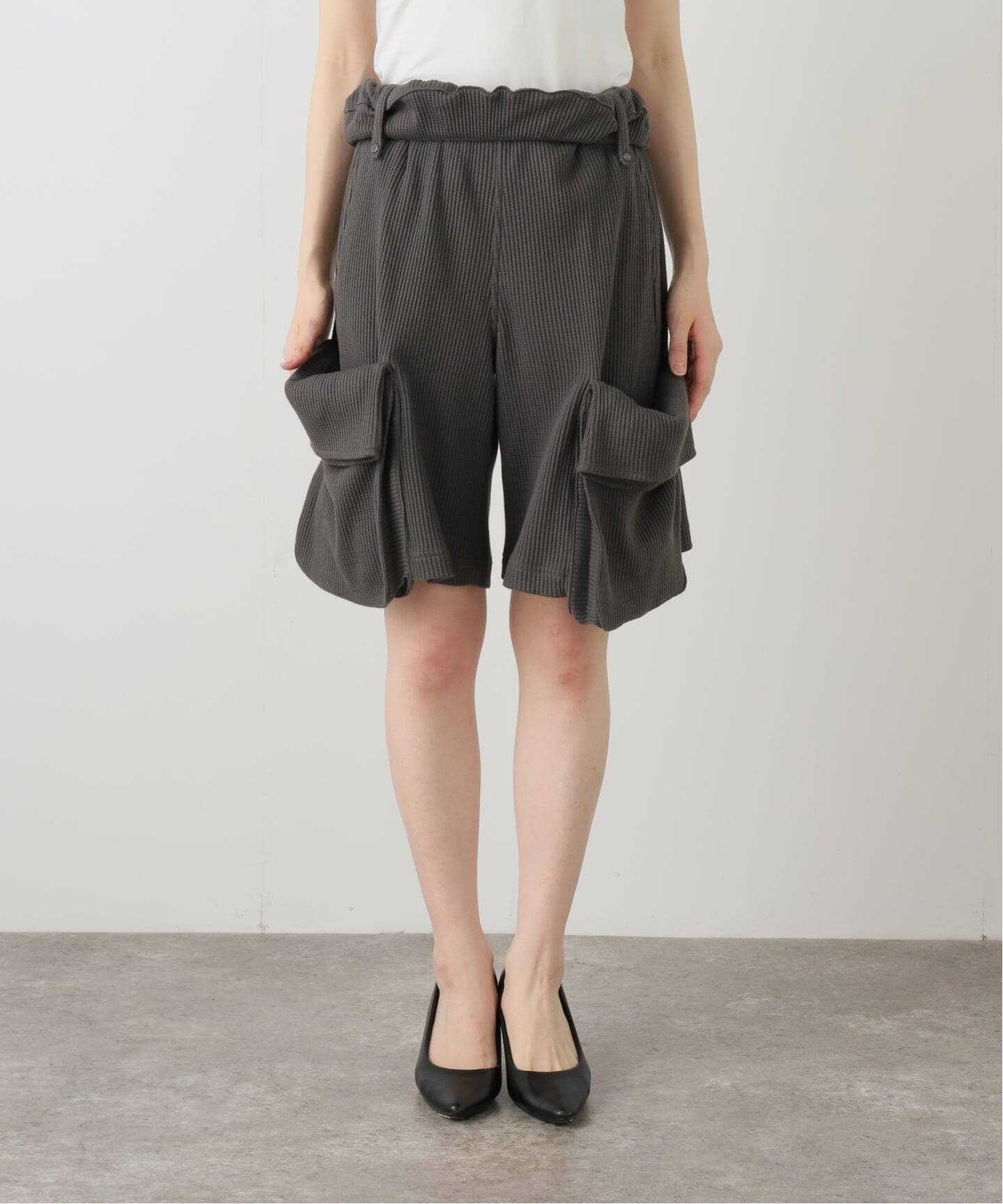 Geek Office / ギークオフィス】OPEN YY / ROLLED WAIST WAFFLE CARGO
