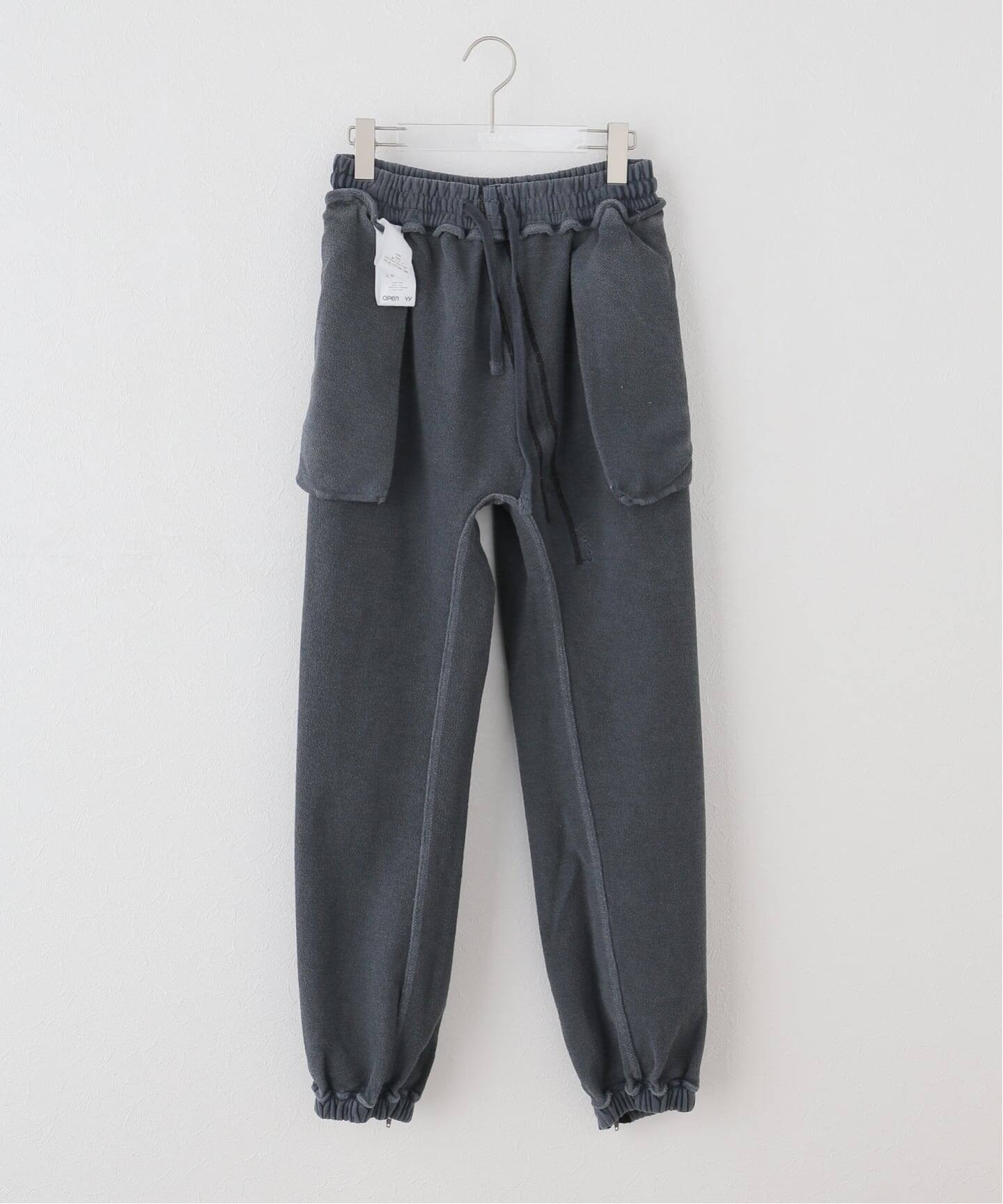 Geek Office / ギークオフィス】OPEN YY / Knitted CURVED ZIP SWEAT