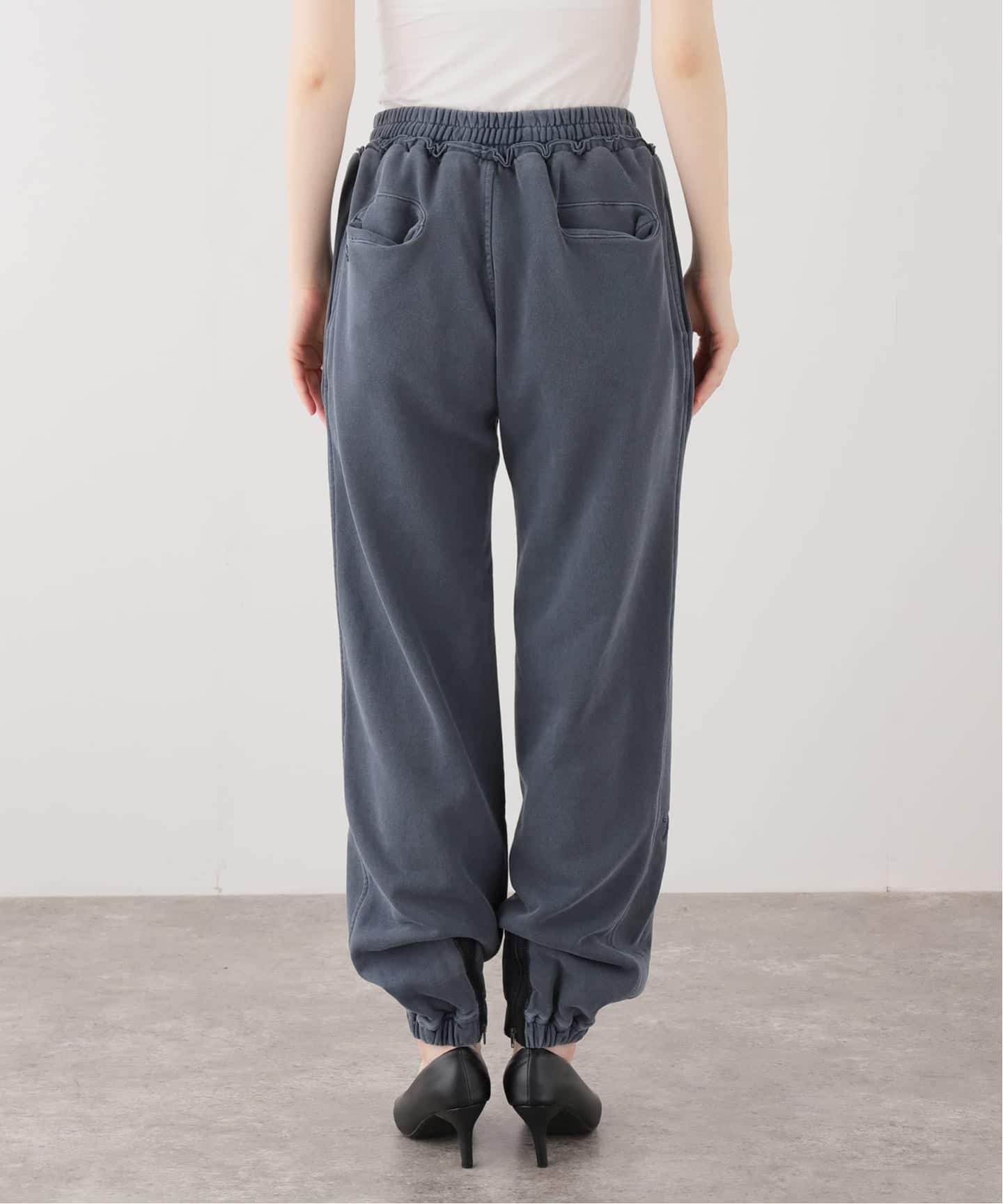 Geek Office / ギークオフィス】OPEN YY / Knitted CURVED ZIP SWEAT