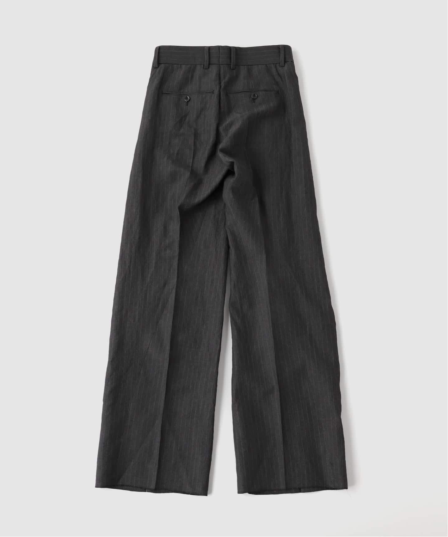 YUKI HASHIMOTO TWISTED TROUSERS フレアスラックス YUKI HASHIMOTO / ユウキハシモト TWISTED TROUSERS（スラックス