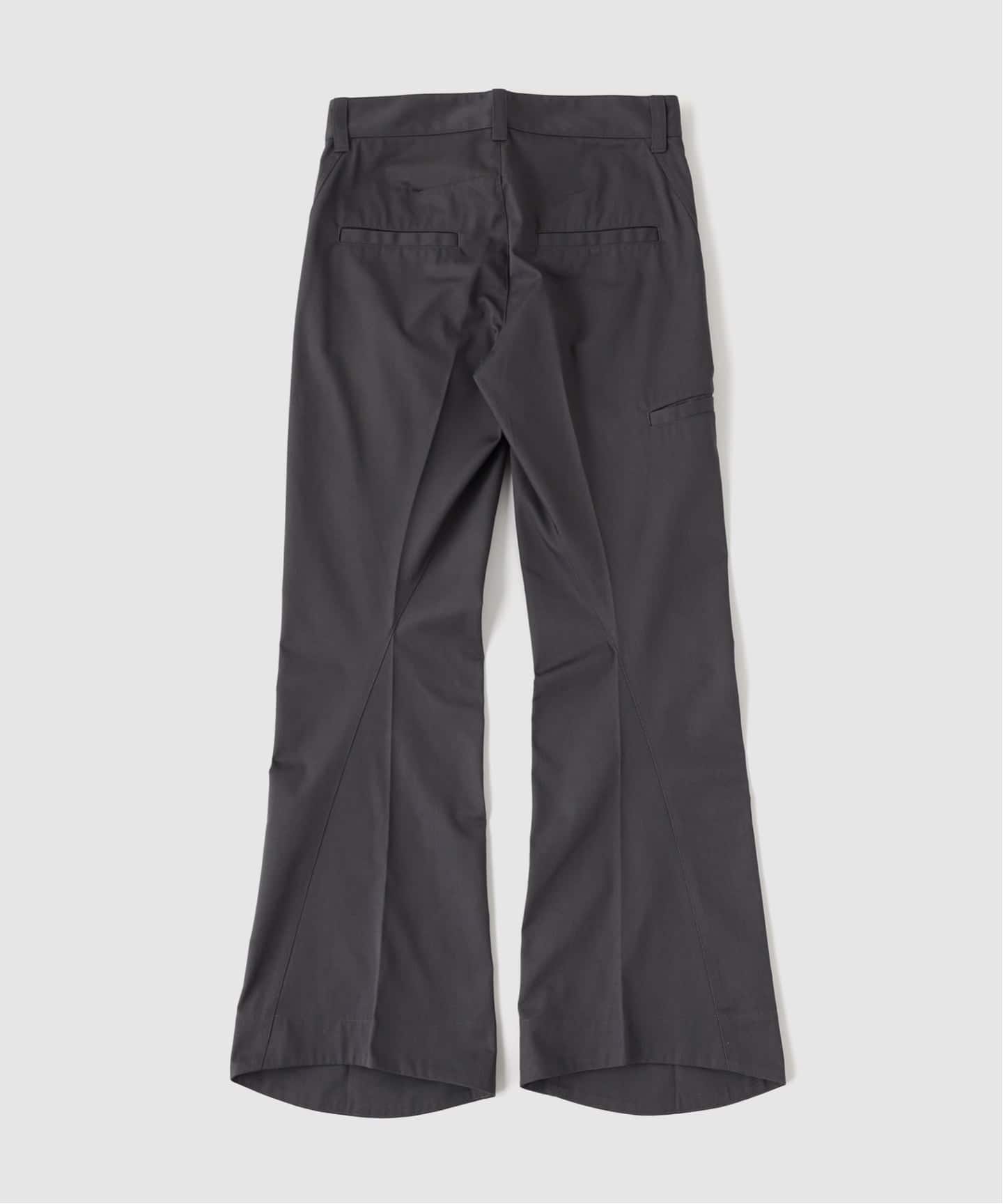 YUKI HASHIMOTO / ユウキハシモト TWISTED FLARED PANTS（スラックス
