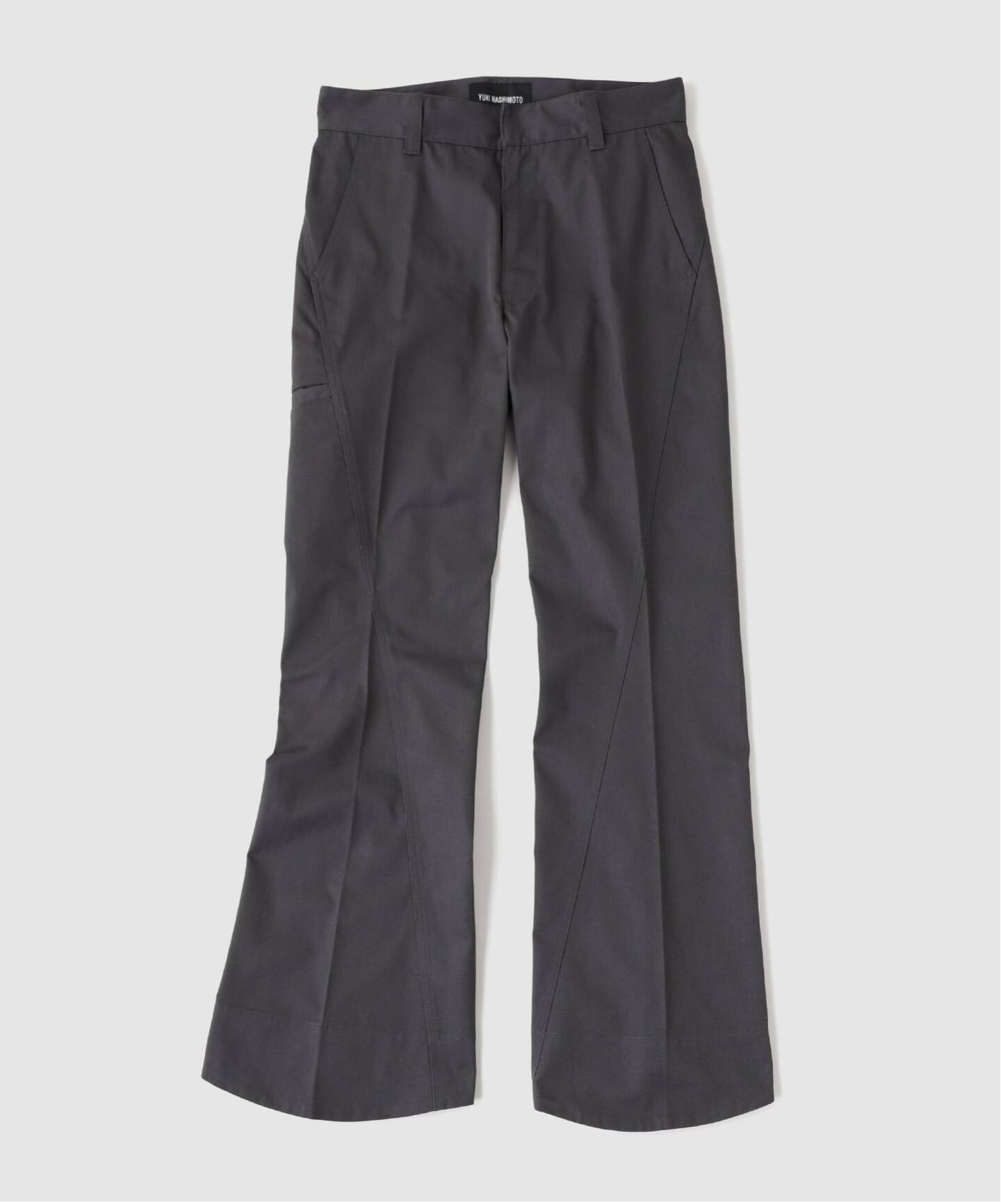 YUKI HASHIMOTO / ユウキハシモト TWISTED FLARED PANTS（スラックス 