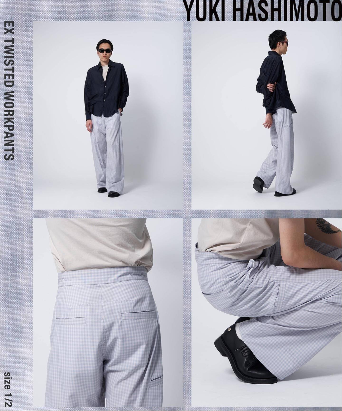YUKI HASHIMOTO / ユウキハシモト 別注 TWISTED WORKPANTS（スラックス