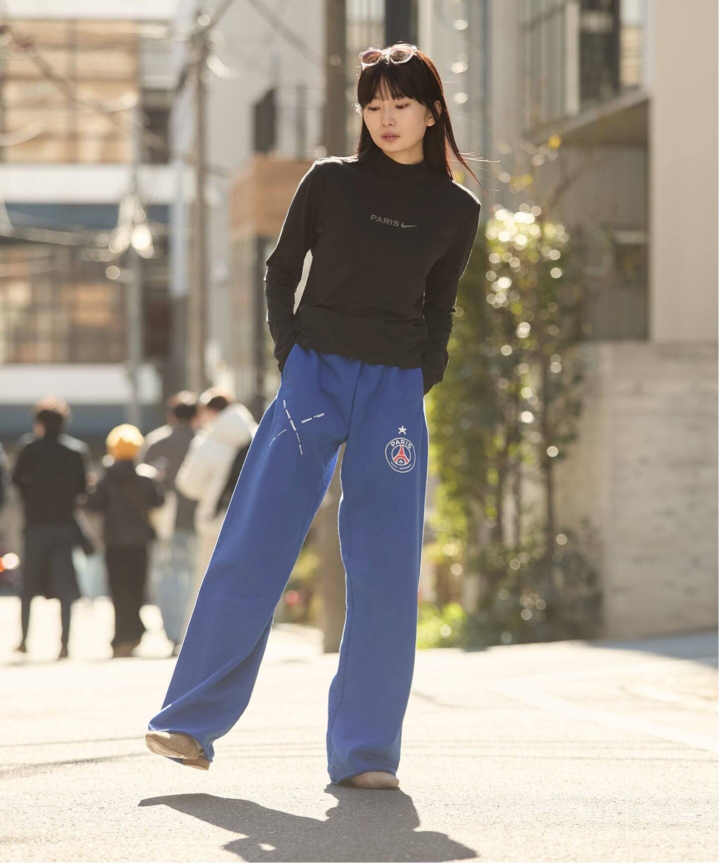mari★新品タグ付き★ルシェルブルー★ZIPスウェット LE CIEL BLEU（ルシェルブルー）の「ジップディティールスウェット