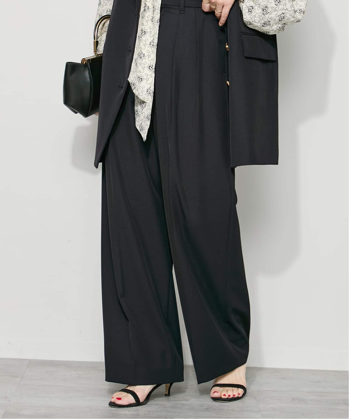 ensou. atelier103 スラックス ヴィスポリギャバパンツ（グレーA・ネイビー）（スラックス）｜JOURNAL