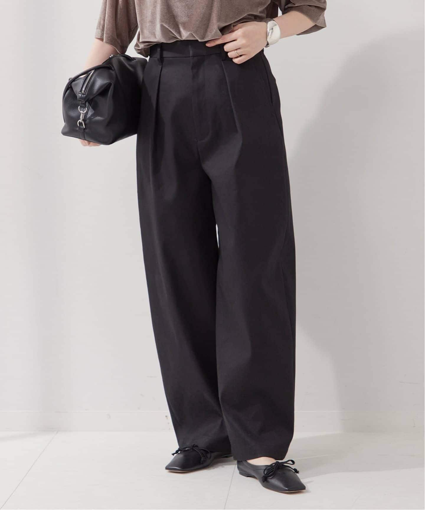 値下げ　新品未使用　ジャーナルスタンダードレサージュチノパンツ 追加4》CP タックチノパンツ（チノパンツ）｜JOURNAL STANDARD L