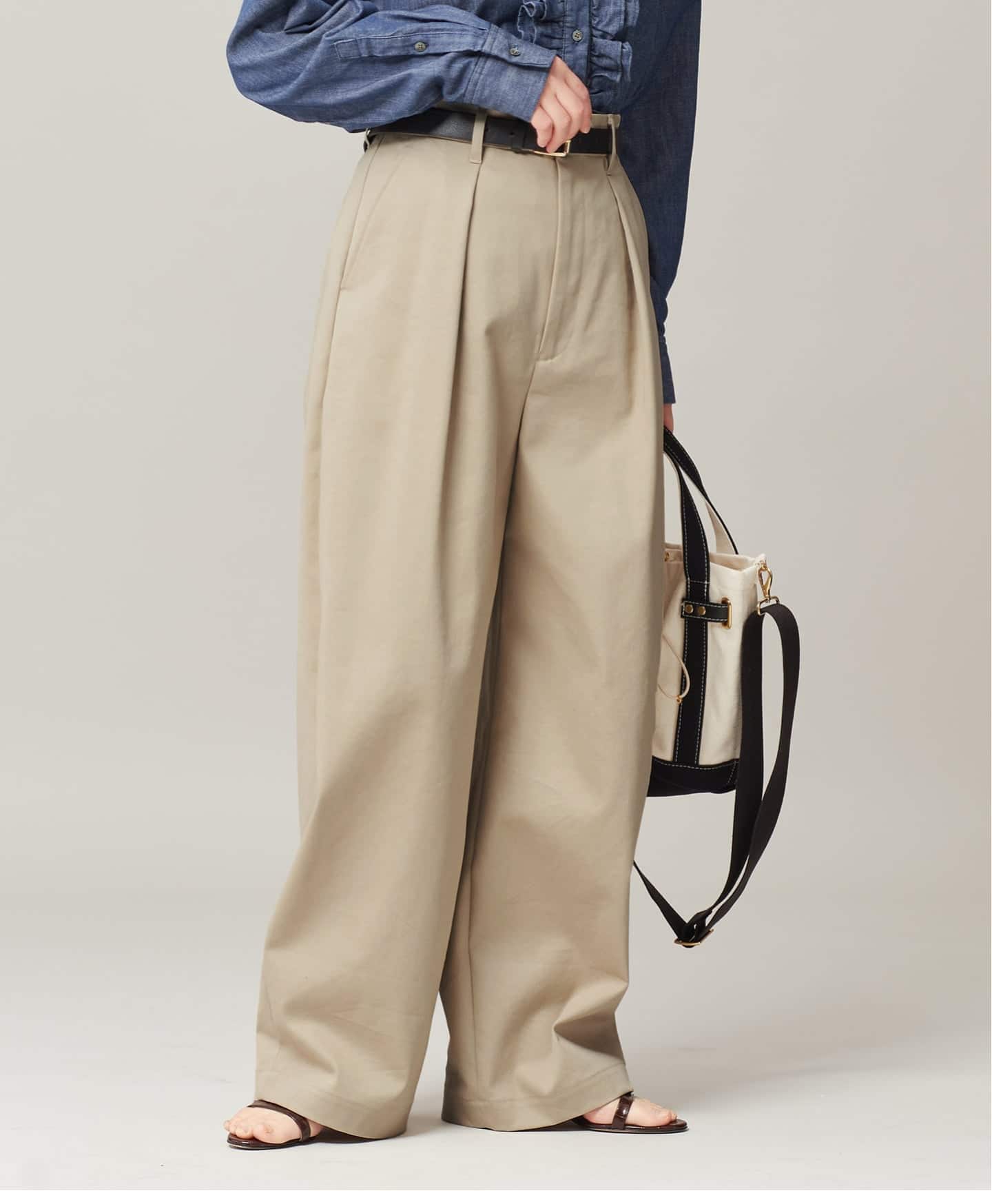 JOURNAL STANDARD L'ESSAGE CP タックチノパンツ 追加予約4》CP タックチノパンツ（チノパンツ）｜JOURNAL STANDARD L