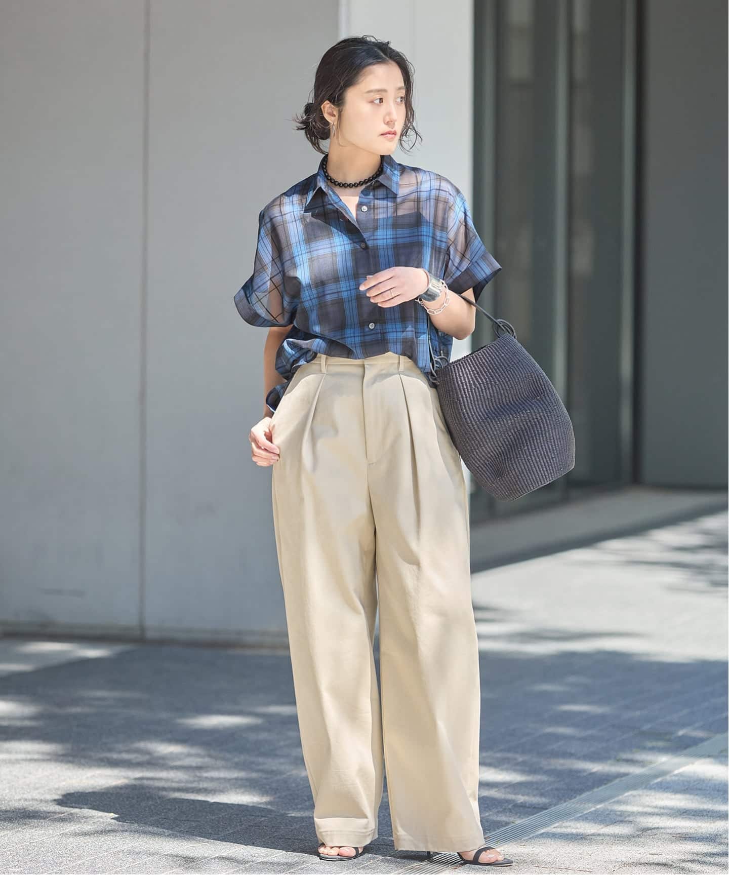 追加5》【金子綾さん着用】CP タックチノパンツ（チノパンツ