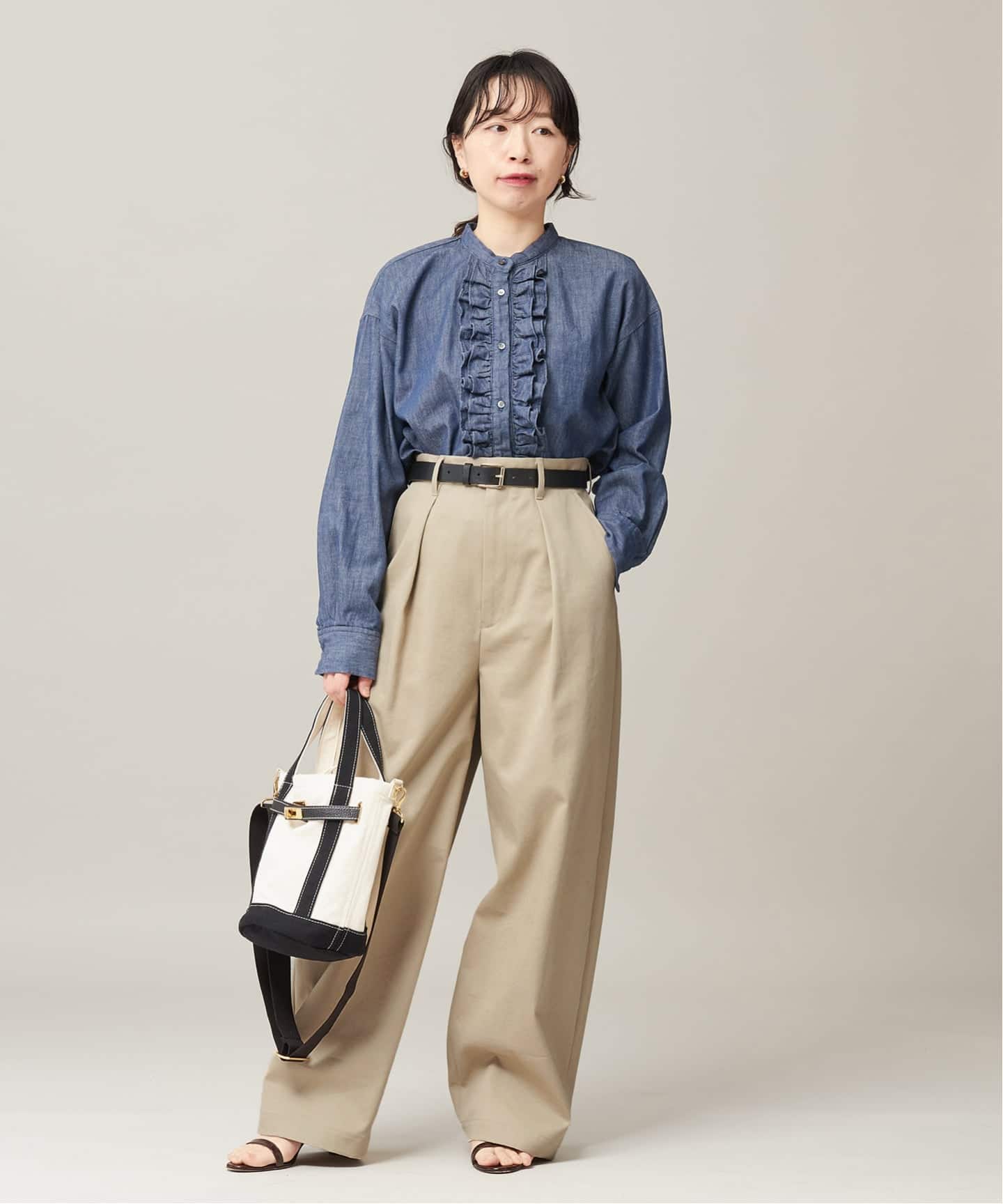 追加5》【金子綾さん着用】CP タックチノパンツ（チノパンツ