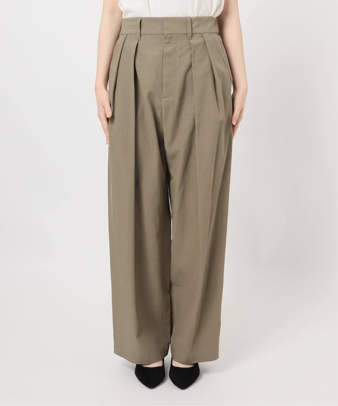 予約》リノリオグログランタックパンツ（スラックス）｜JOURNAL