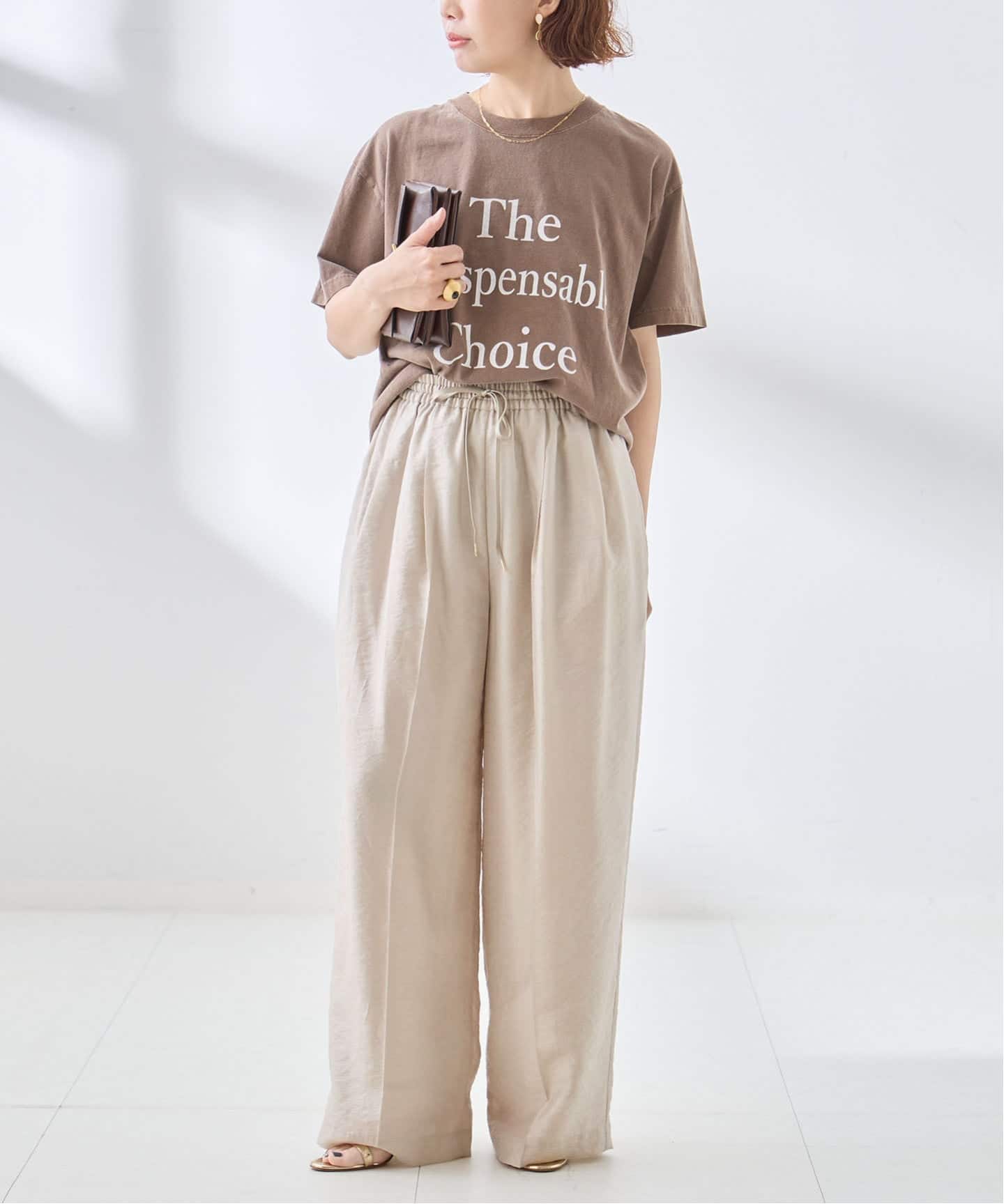 kagura ベージュ カジュアルパンツ 未使用に近い シルクMIXシアー&ストライプパンツ（その他パンツ）｜JOURNAL STANDARD