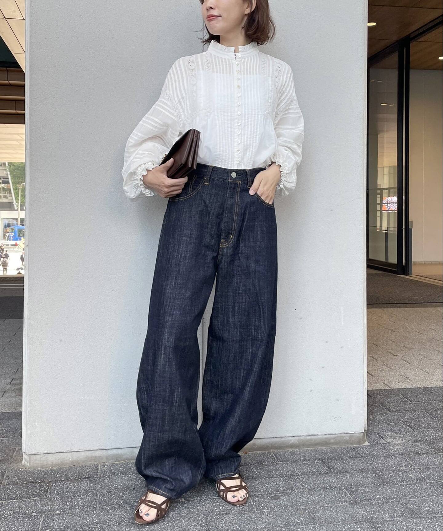 ジャーナルスタンダードデニムセットアップ☆レリューム☆バルーンパンツ☆ブラック☆ 12.5oz バルーンデニムパンツ（デニムパンツ・ジーンズ）｜JOURNAL