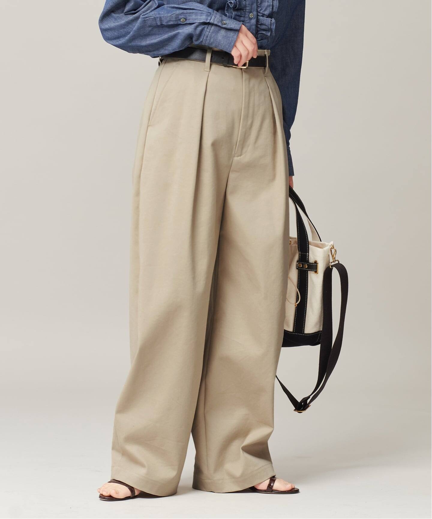 JOURNAL STANDARD L'ESSAGE CPタックチノパンツ　40 追加7》CP タックチノパンツ（スラックス）｜JOURNAL STANDARD L