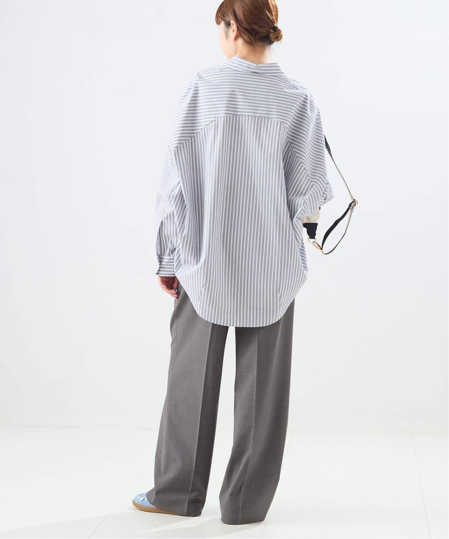 金子綾さん着用】LANAフロントラップパンツ（スラックス）｜JOURNAL