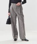 【金子綾さん着用】ツイードグレンチェックパンツ