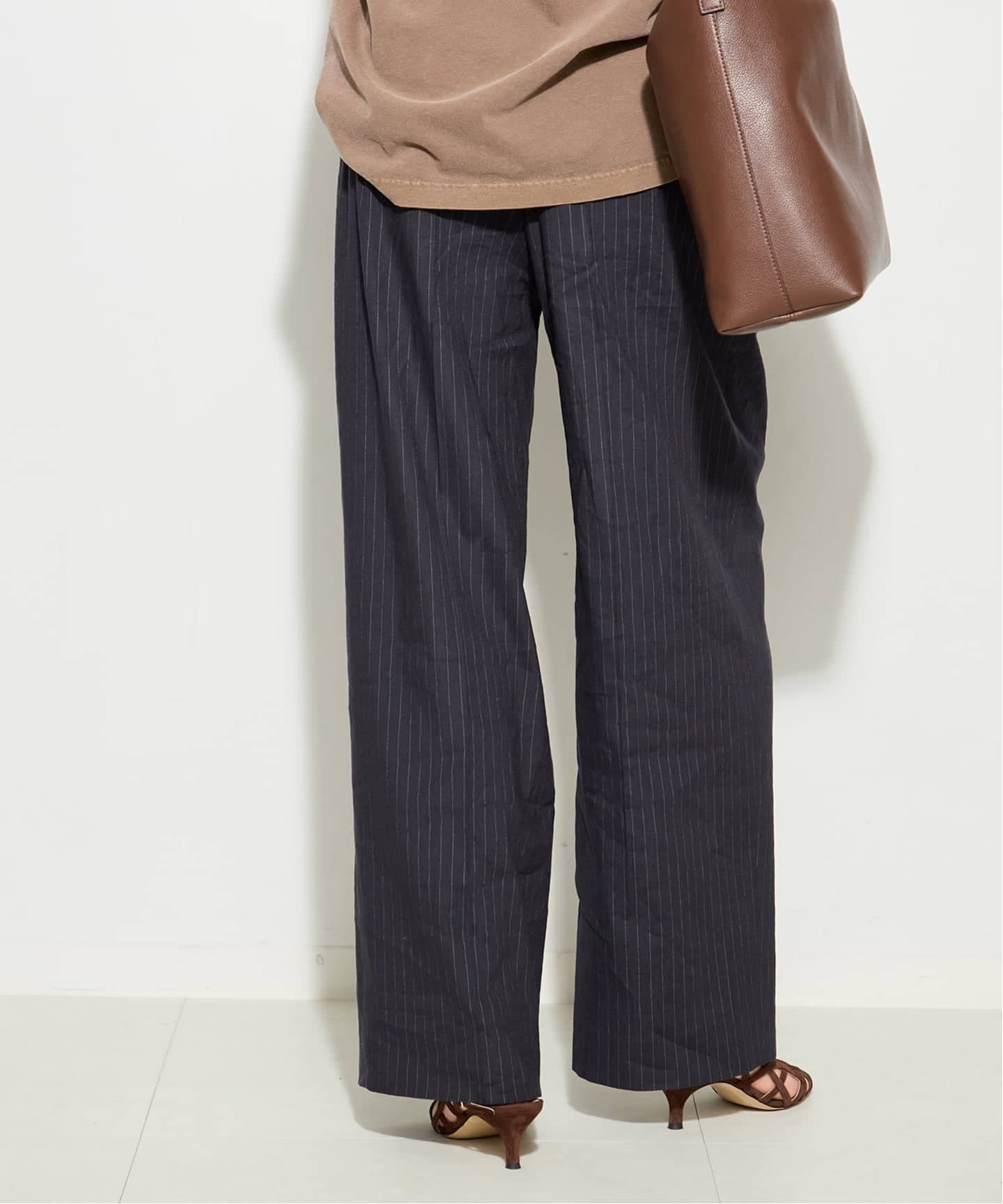 バイオリネン ワイドタックパンツ（スラックス）｜JOURNAL STANDARD L