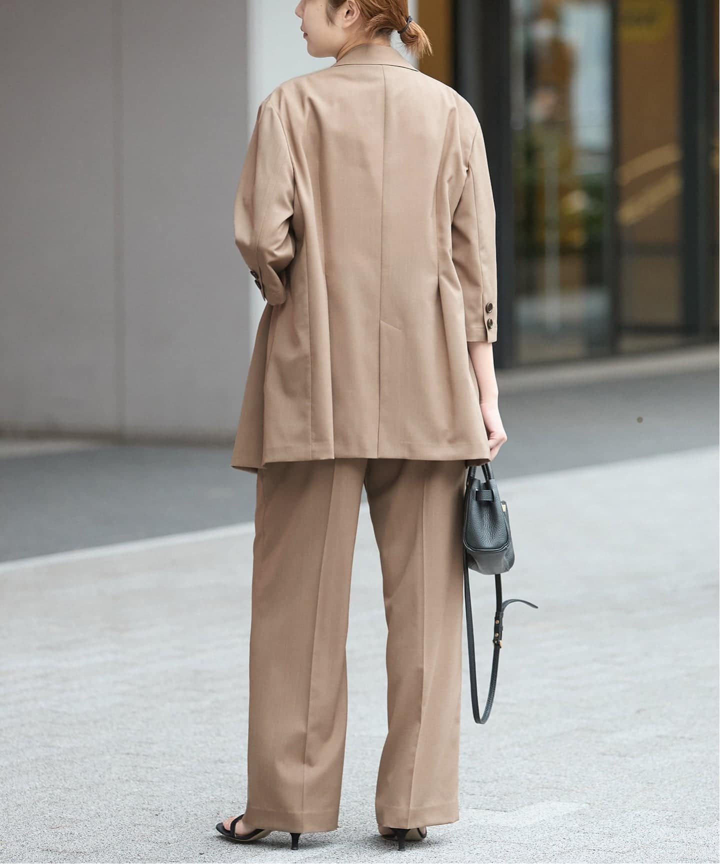 セットアップ可》POPLIN ダブルタックパンツ（スラックス）｜JOURNAL