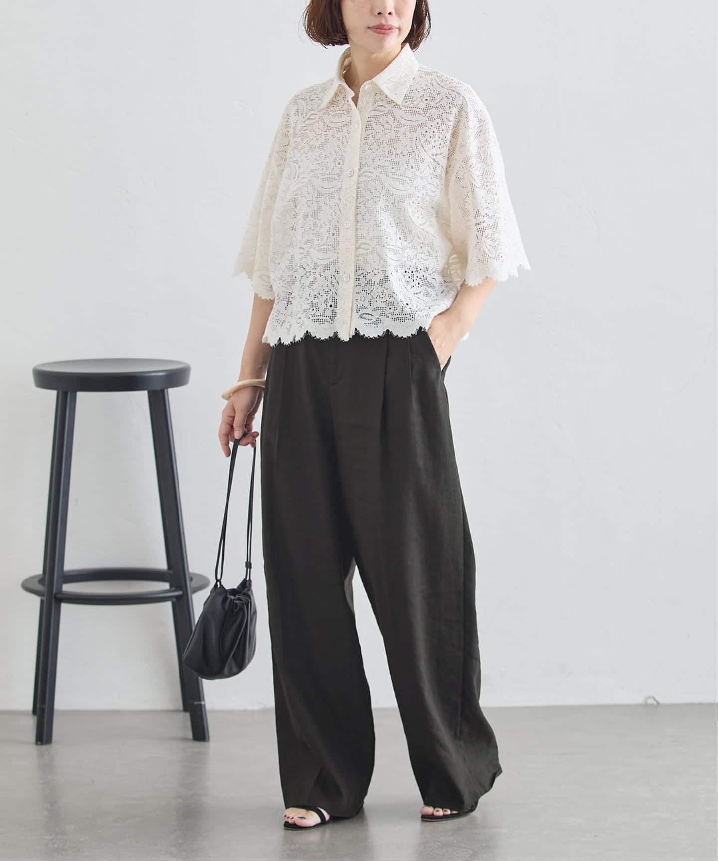 LINEN 2タックパンツ（その他パンツ）｜JOURNAL STANDARD L'ESSAGE