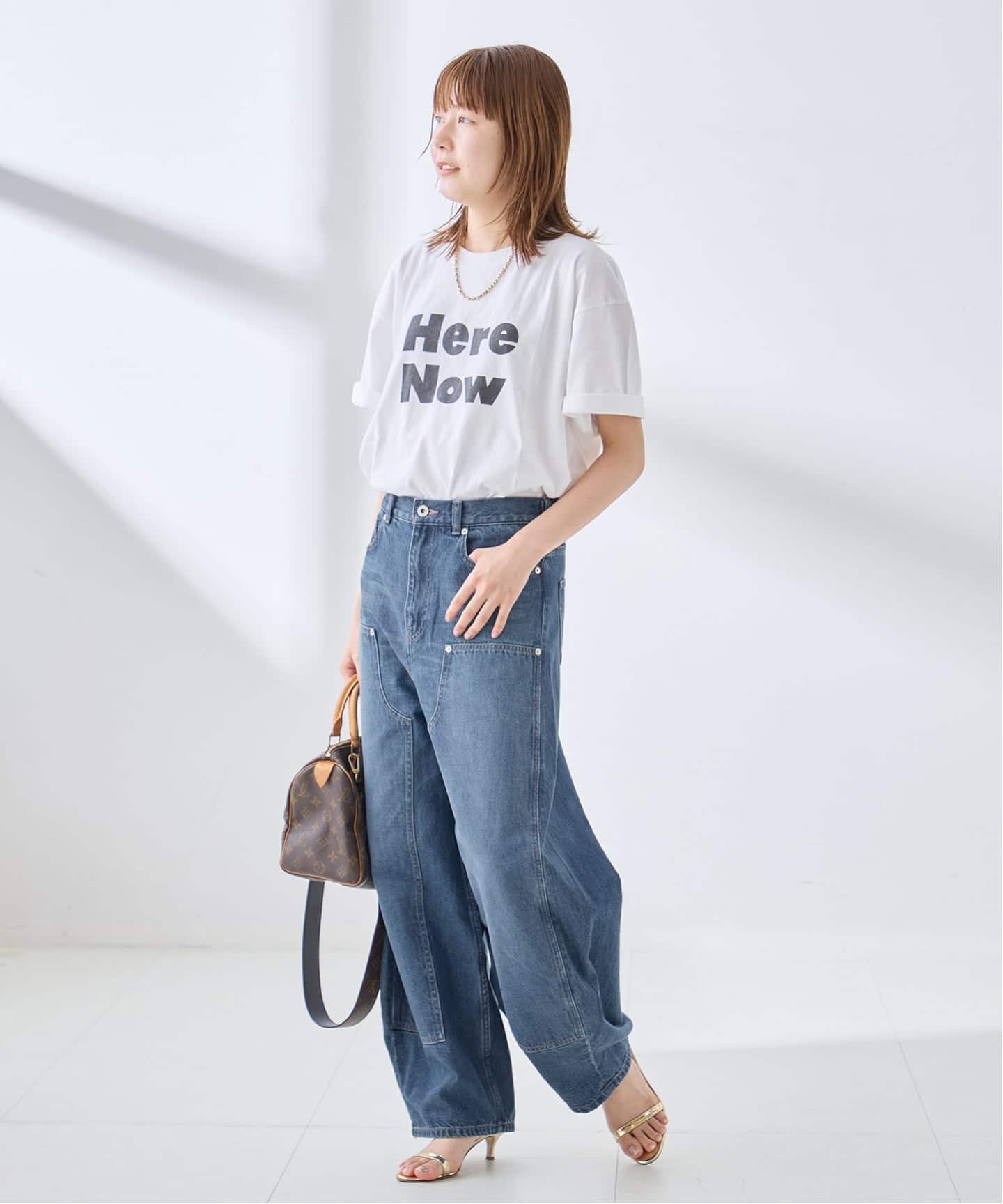 ダブルニーワイドデニムパンツ（デニムパンツ・ジーンズ）｜JOURNAL