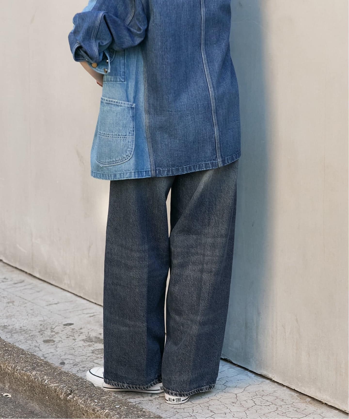 HAIKURE/ハイクル】BETHANY SHORT LENGTH INTENSE BLU デニムパンツ
