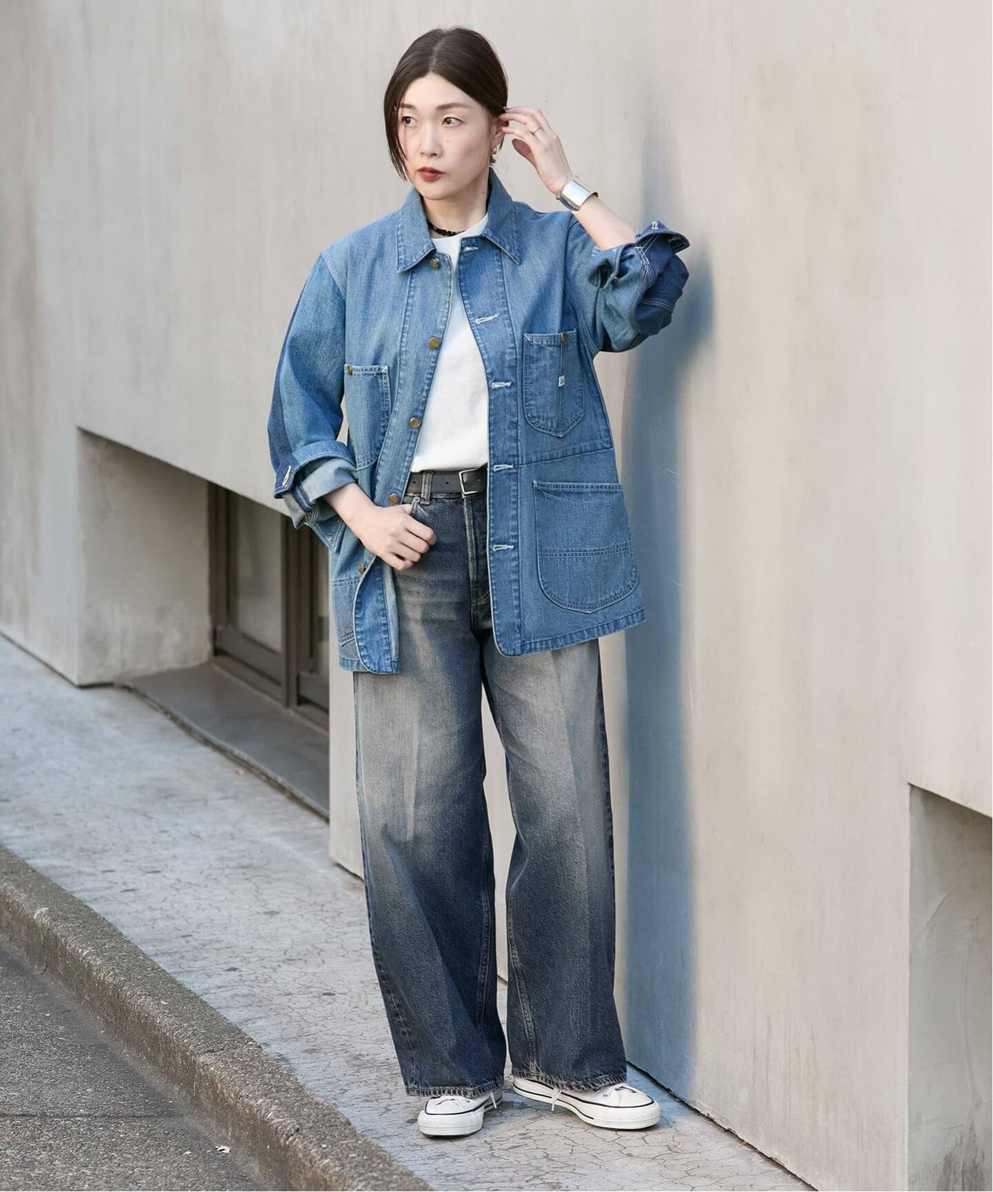 HAIKURE/ハイクル】BETHANY SHORT LENGTH INTENSE BLU デニムパンツ
