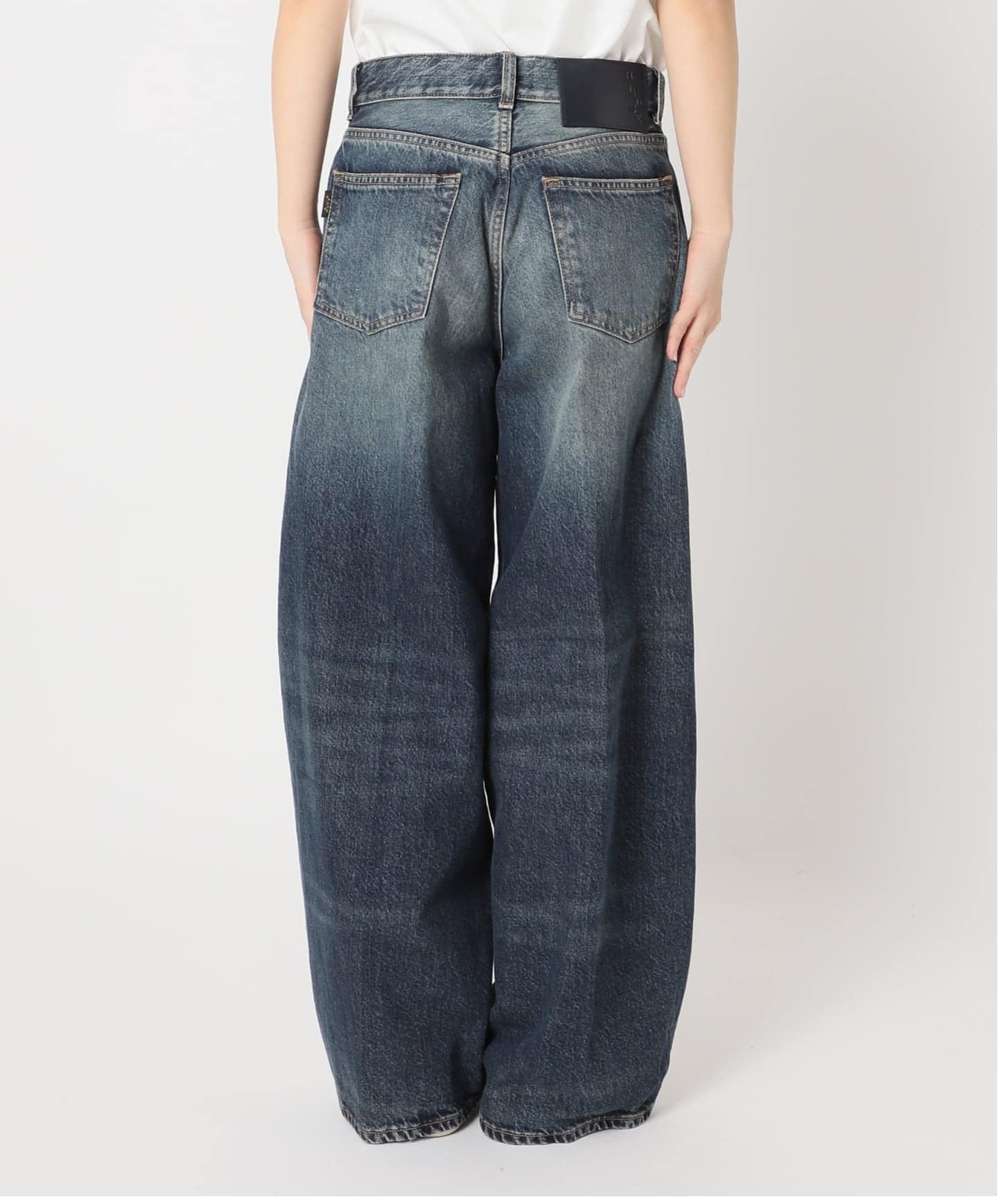 HAIKURE/ハイクル】BETHANY SHORT LENGTH INTENSE BLU デニムパンツ