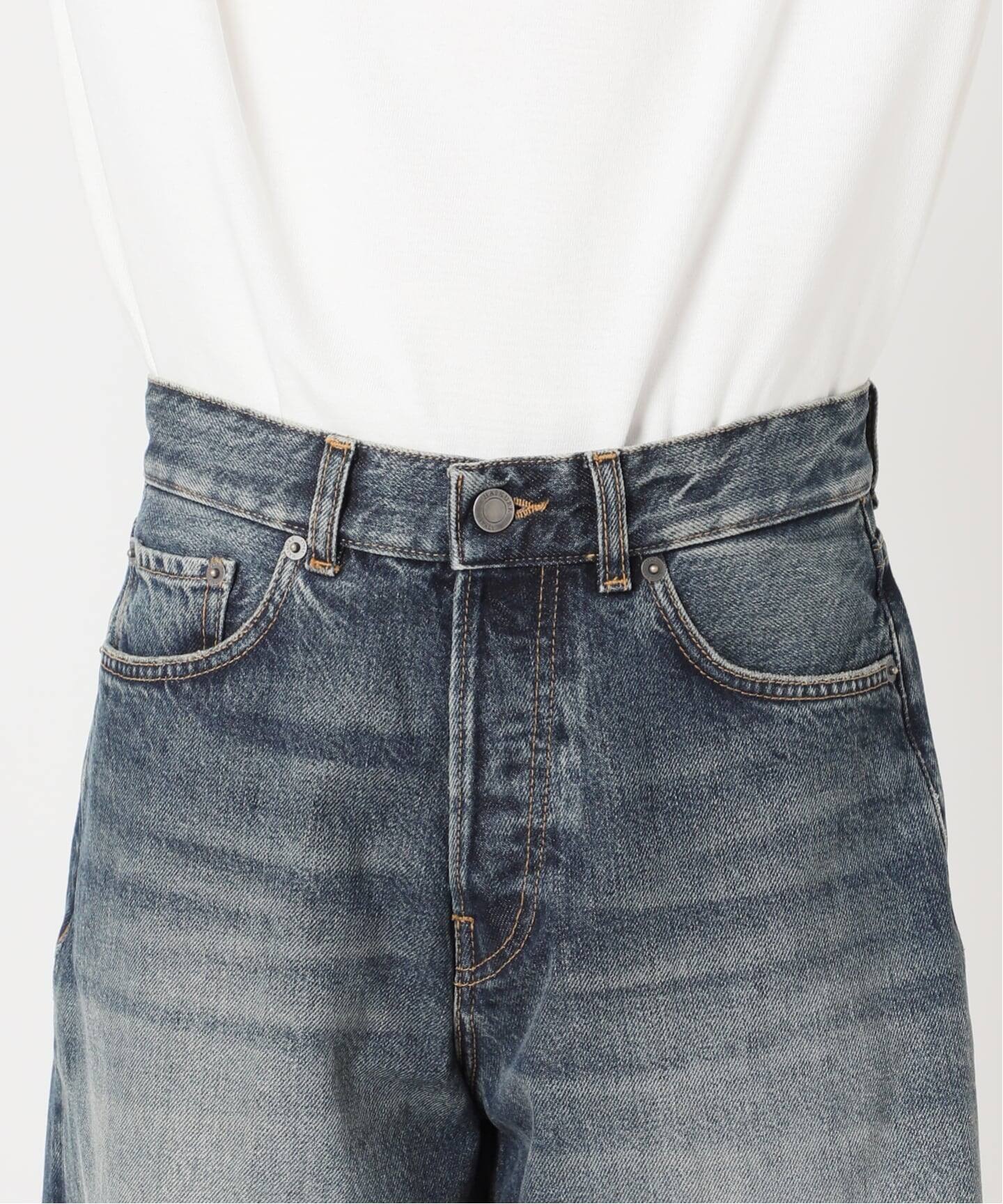 HAIKURE/ハイクル】BETHANY SHORT LENGTH INTENSE BLU デニムパンツ