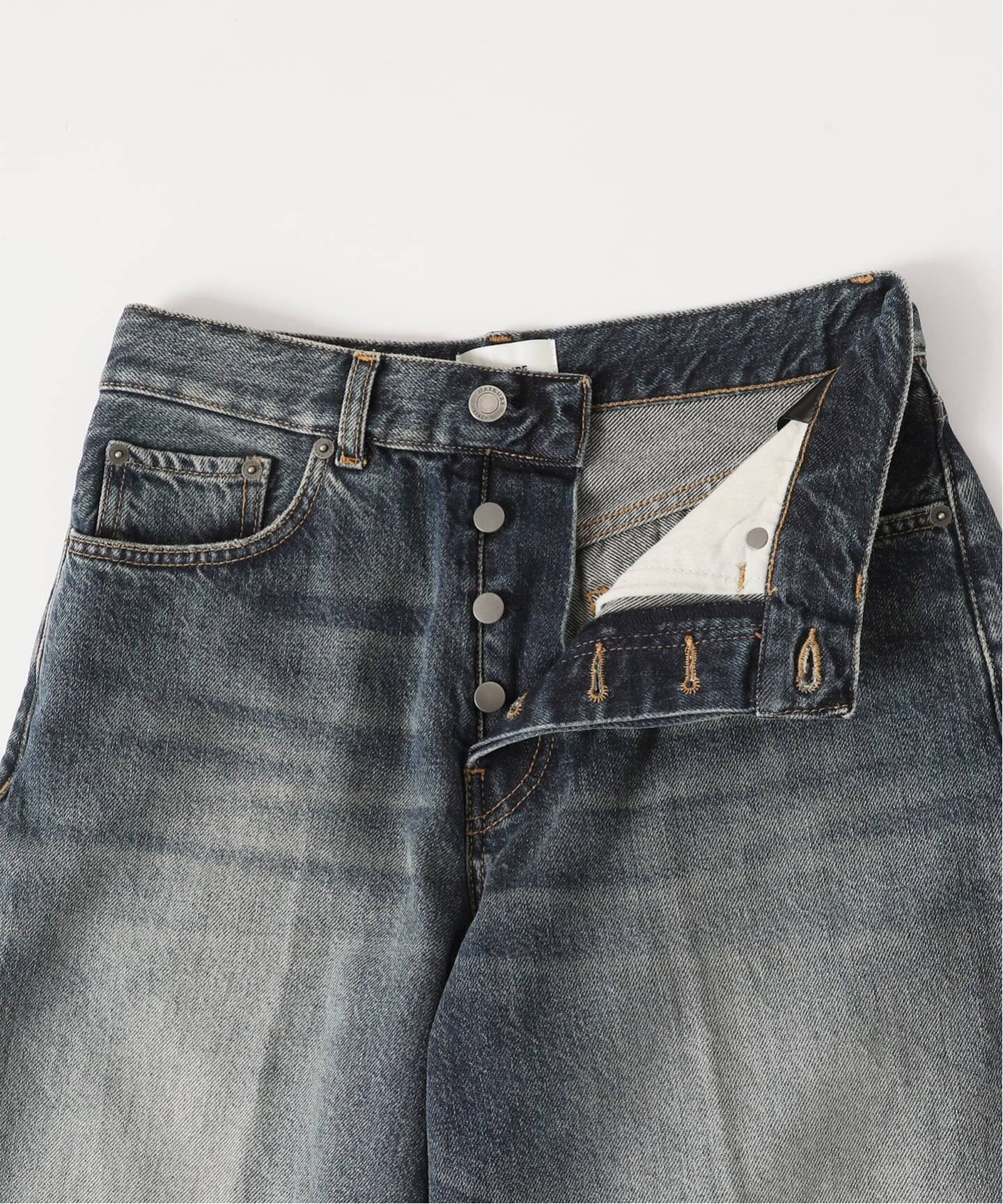 HAIKURE/ハイクル】BETHANY SHORT LENGTH INTENSE BLU デニムパンツ