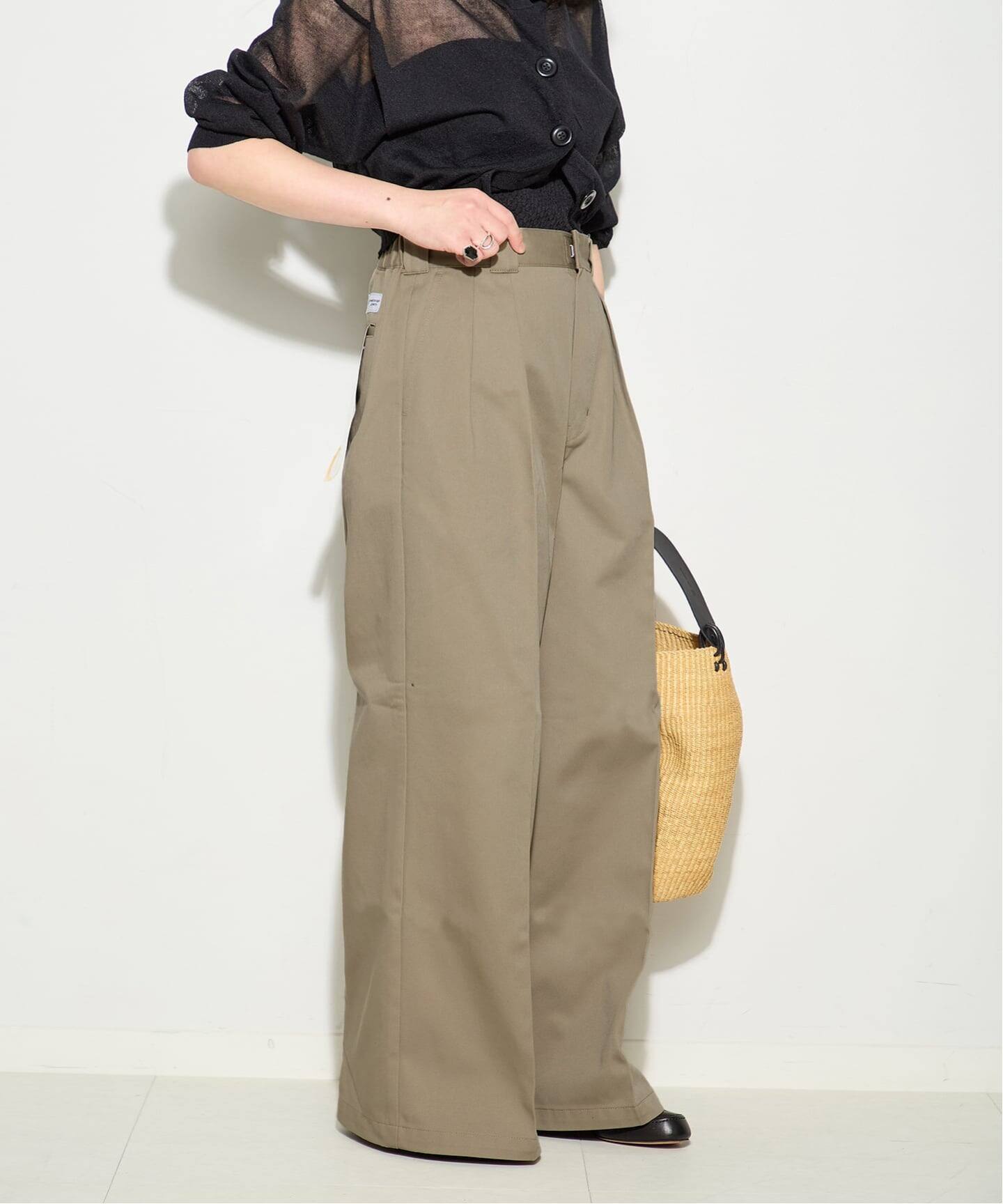 追加予約/新色あり》JANE SMITH*DICKIES*L'ESSAGE 別注 2タックBIG