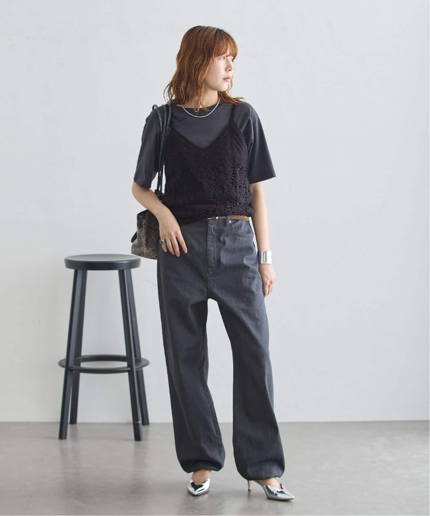 THE NEWHOUSE ニューハウス デニム バミューダパンツ XS パンツ THE NEWHOUSE/ザ ニューハウス TNH ROWENA JEAN デニムパンツ（デニム