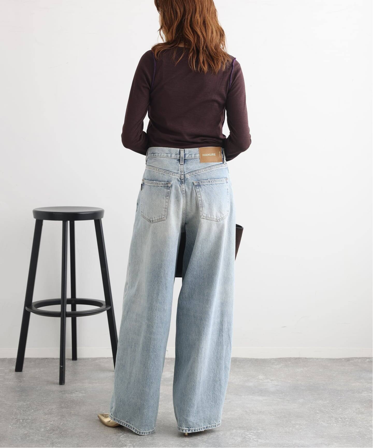 HAIKURE/ハイクル BETHANY SHORT LENGTH POLLOCK デニムパンツ（デニム