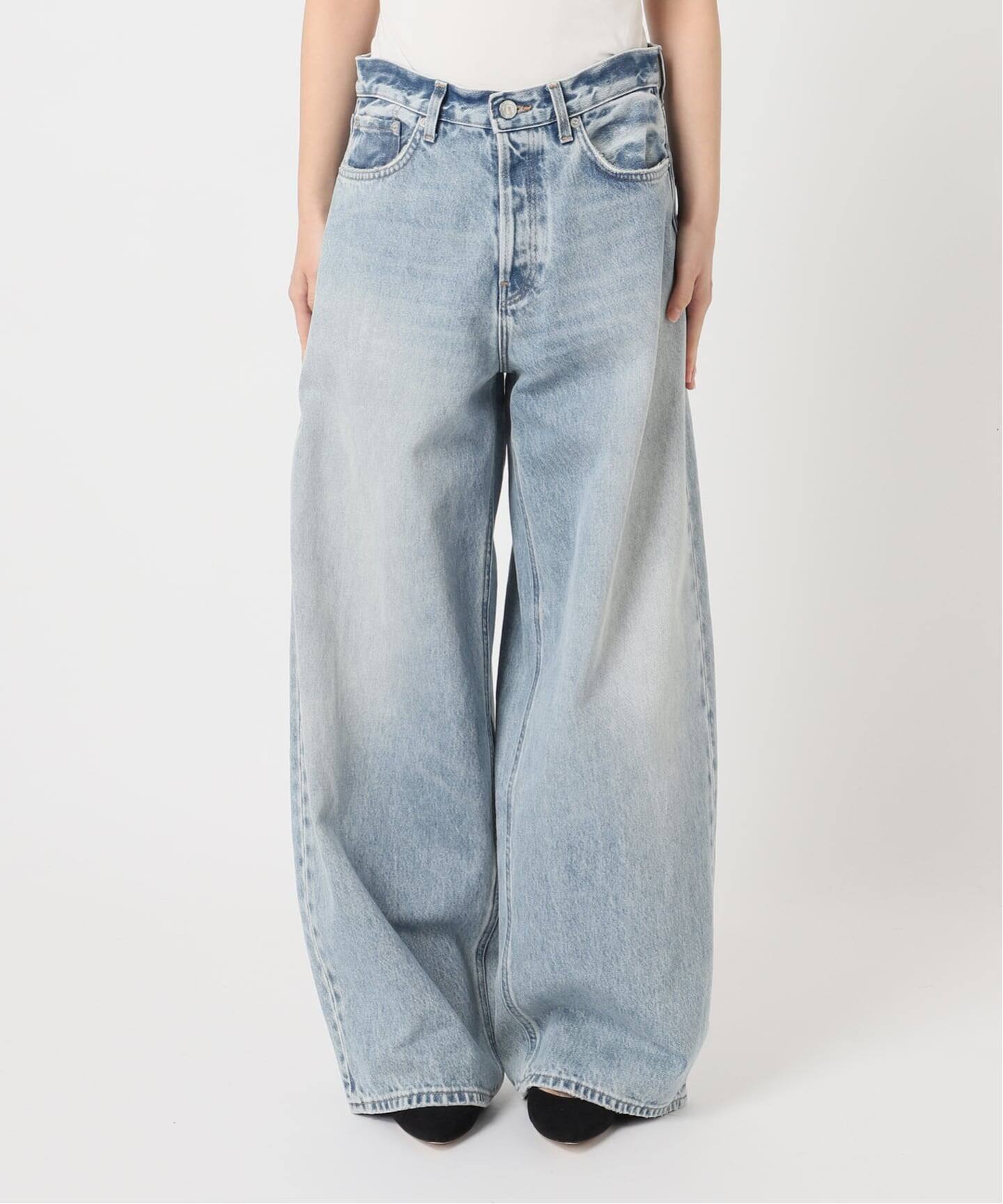 HAIKURE/ハイクル BETHANY SHORT LENGTH POLLOCK デニムパンツ（デニム