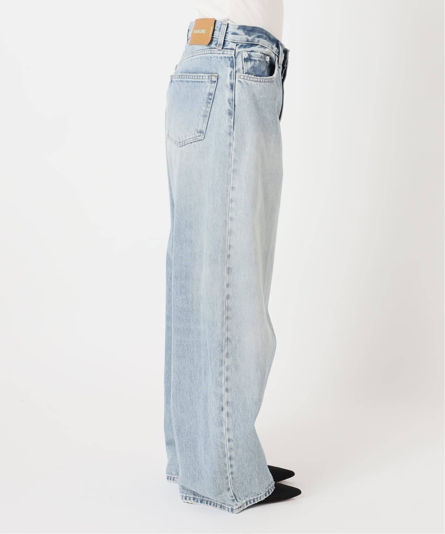 HAIKURE/ハイクル BETHANY SHORT LENGTH POLLOCK デニムパンツ（デニム