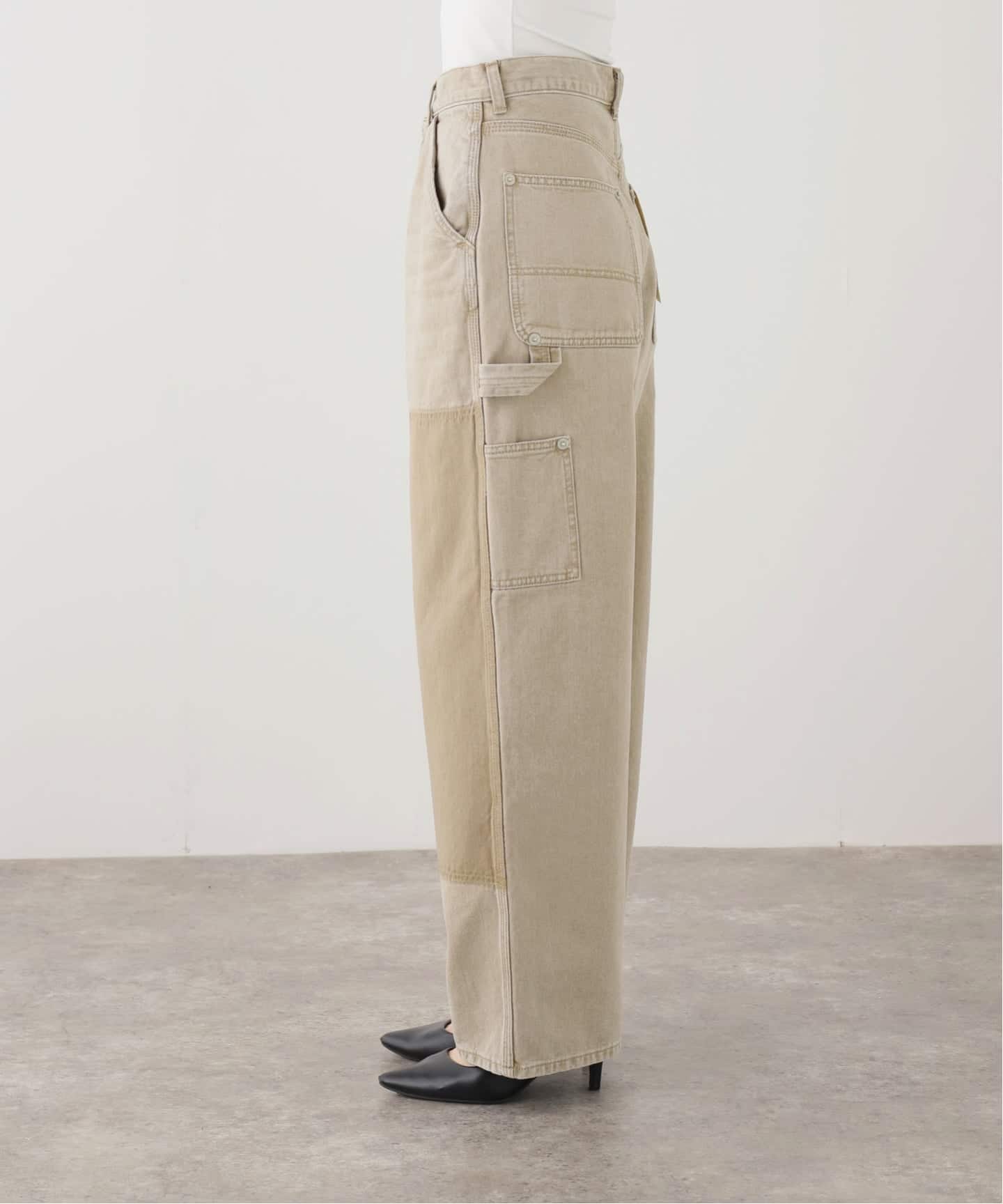 INSCRIRE/アンスクリア Color Denim Double Knee デニムパンツ（デニム
