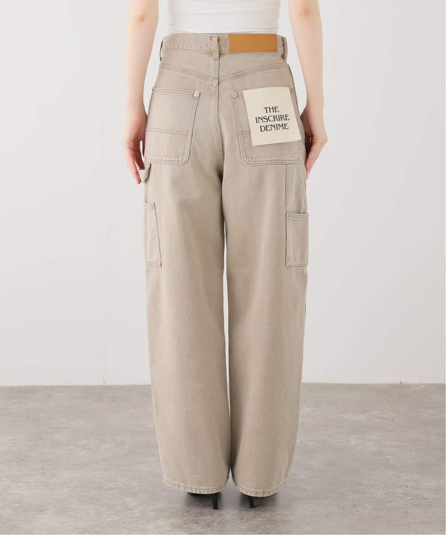 INSCRIRE デニムパンツ 23ss サイズ29 INSCRIRE/アンスクリア Color Denim Double Knee デニムパンツ（デニム