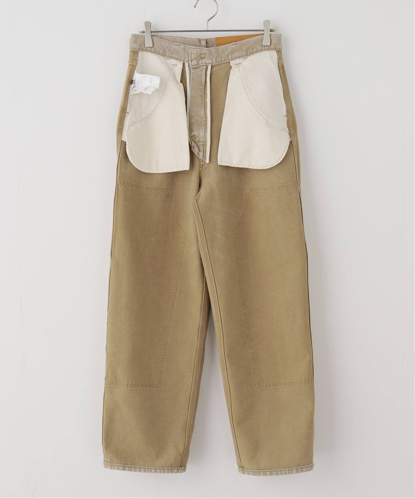 INSCRIRE/アンスクリア Color Denim Double Knee デニムパンツ（デニム
