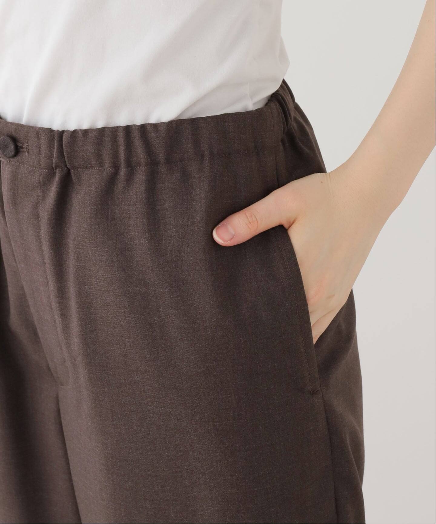JANE SMITH/ジェーンスミス】 WASHABLE WOOL TROPICAL EASY P：パンツ
